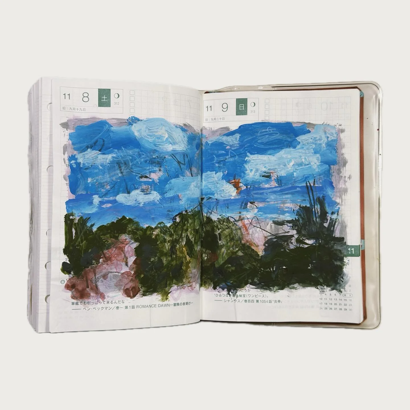 🖌️Week 45 in Hobonichi techo📔

#hobonichi #hobonichitecho #doodle #sketch #painting #sketchbook #mixedmedia #dailypainting