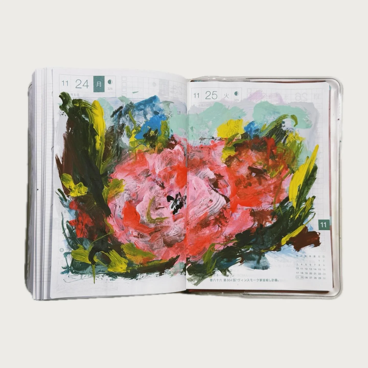 🖌️Week 48 in Hobonichi techo📔

#hobonichi #hobonichitecho #doodle sketch painting sketchbook mixedmedia dailypainting