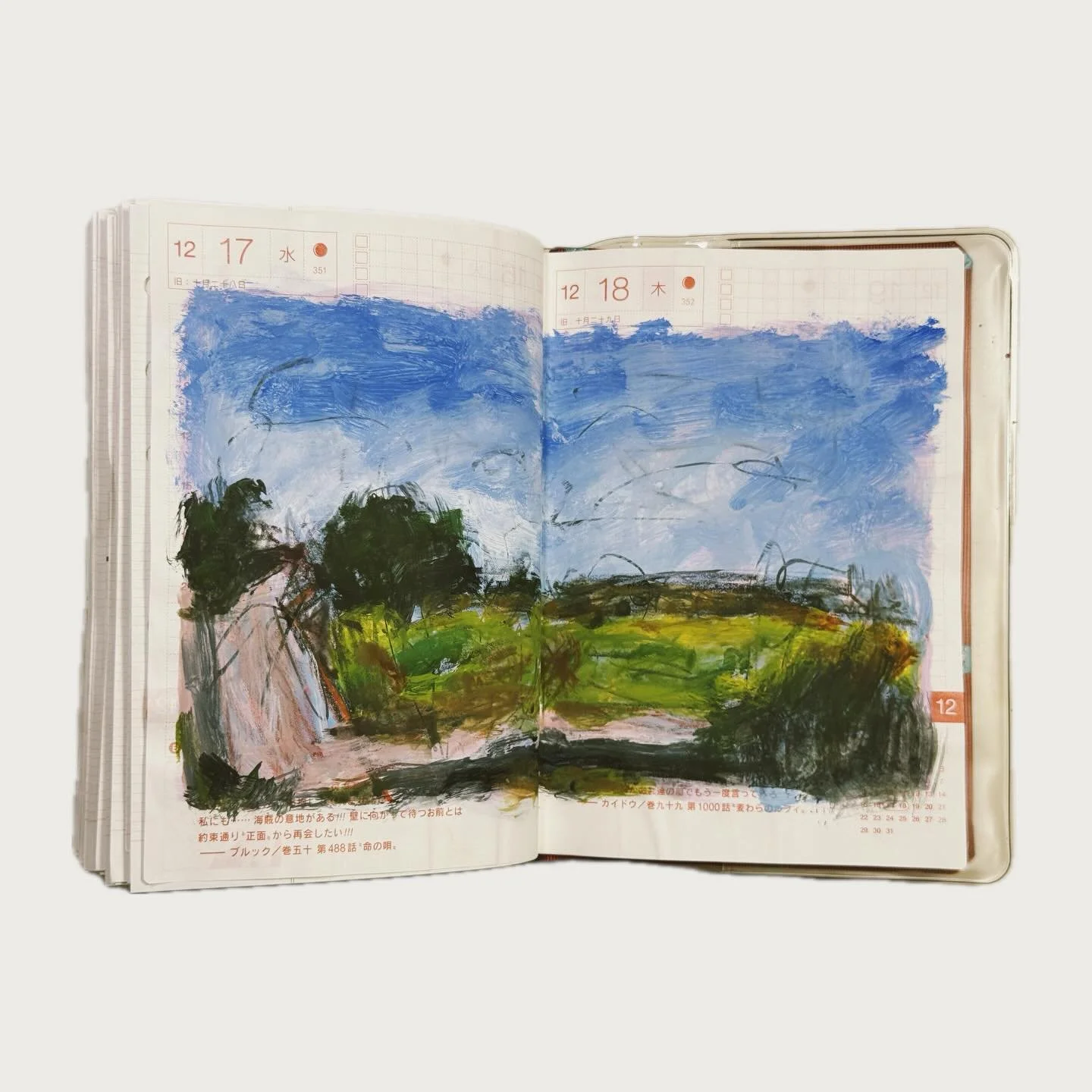 One more week to go!

🖌️Week 51 in Hobonichi techo📔

#hobonichi #hobonichitecho #doodle sketch painting sketchbook mixedmedia dailypainting