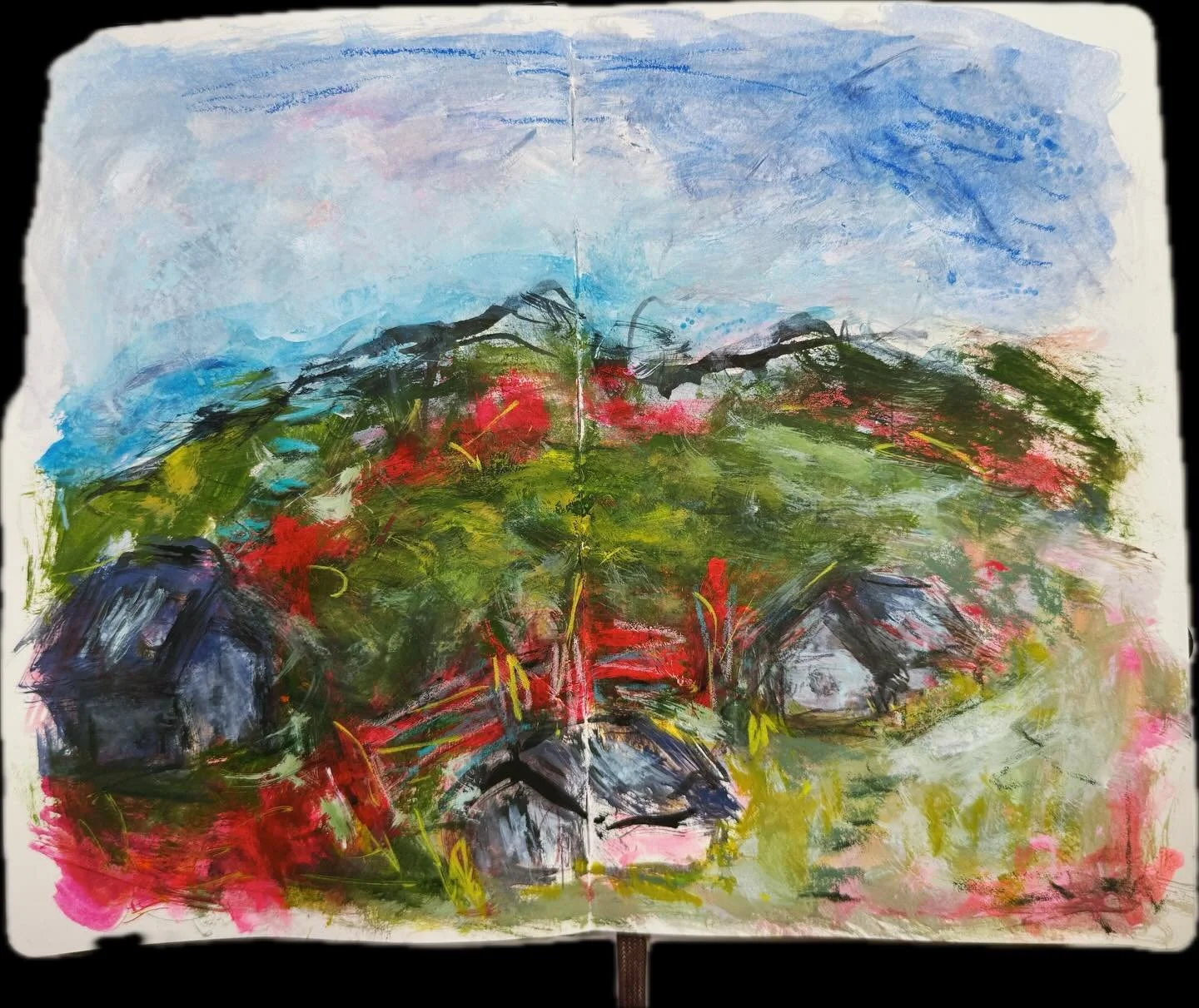 #sketchbook #dailypainting #mixedmedia