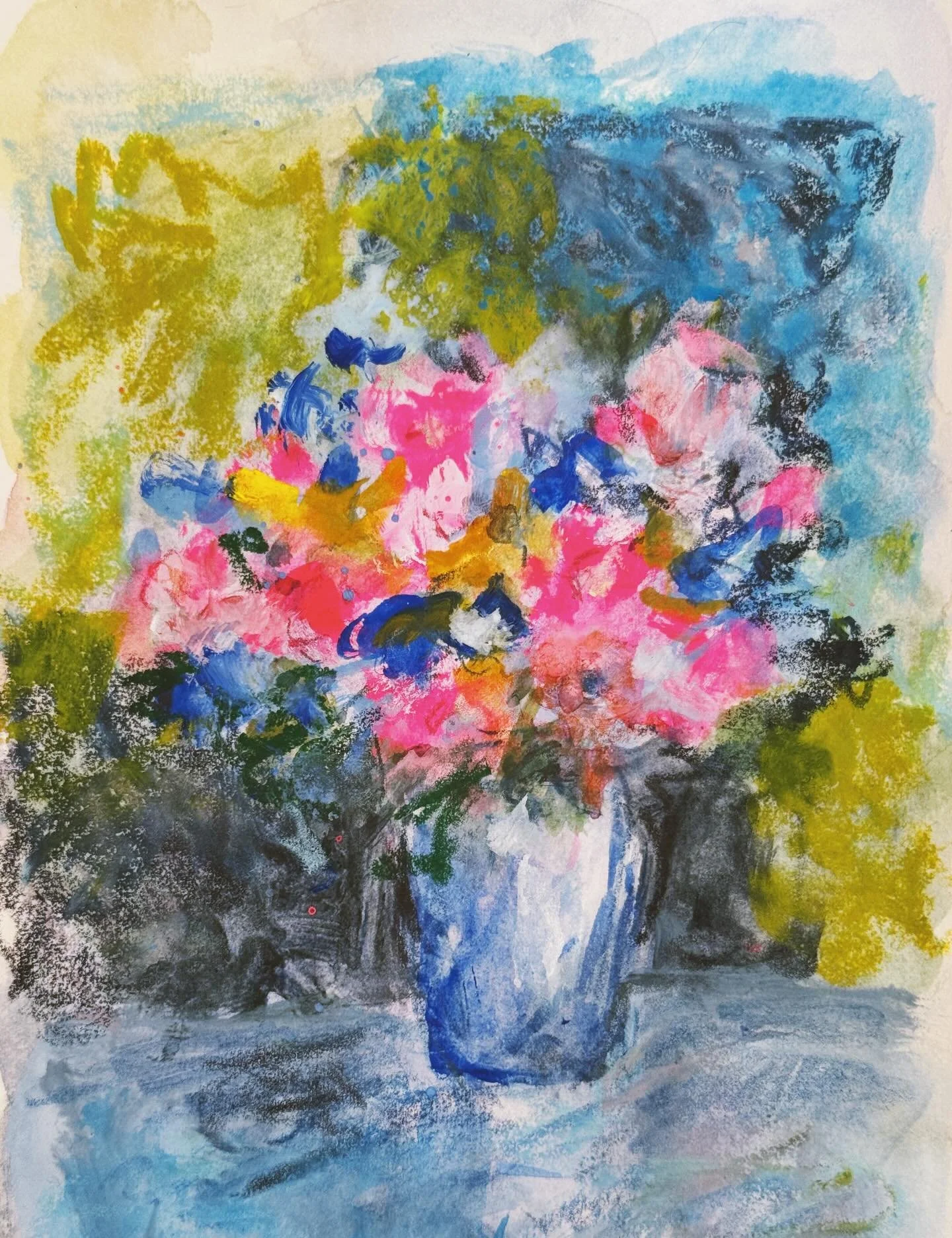 #dailypainting #sketchbook #mixedmedia #abstract