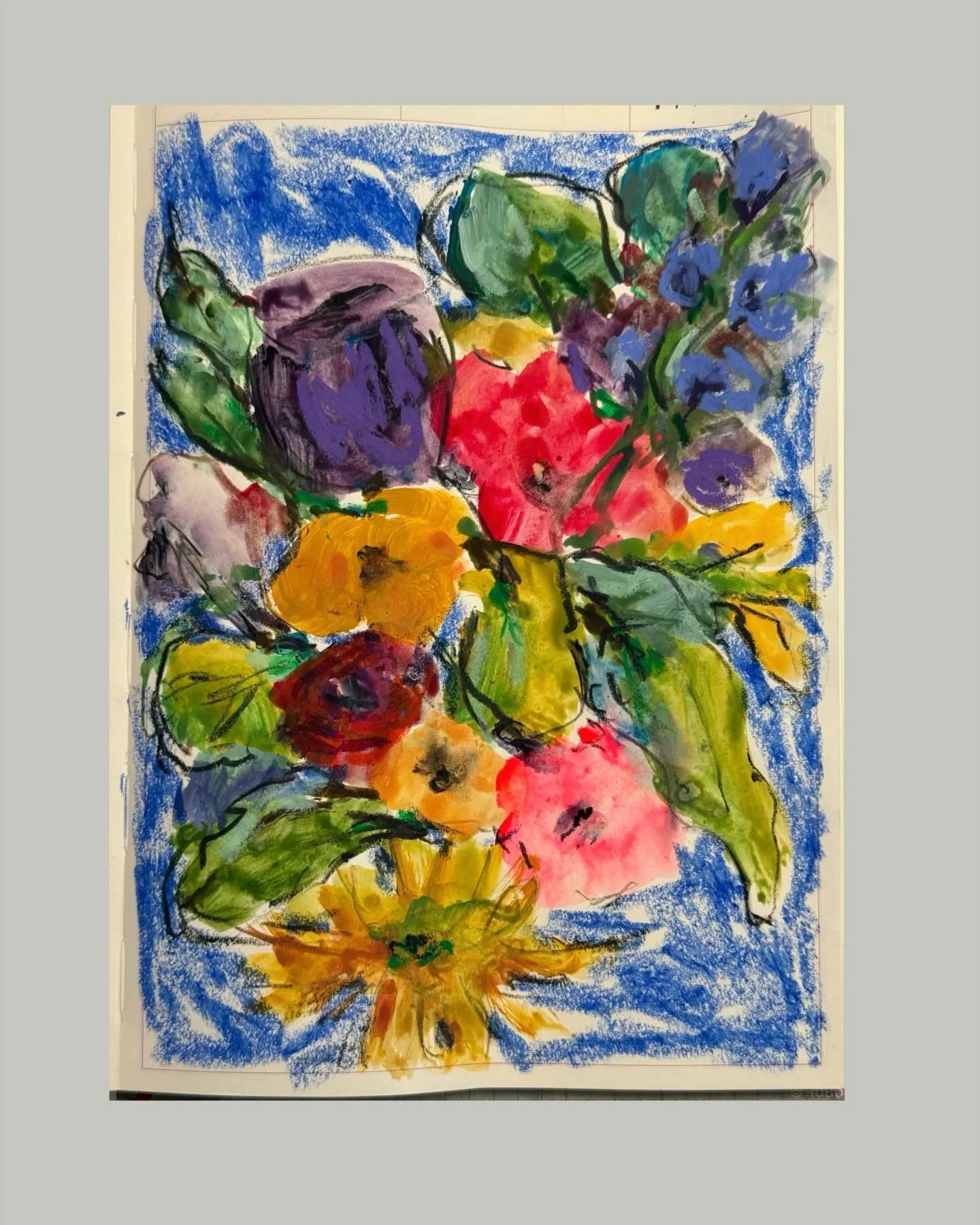 #dailypainting #sketchbook #mixedmedia #abstract