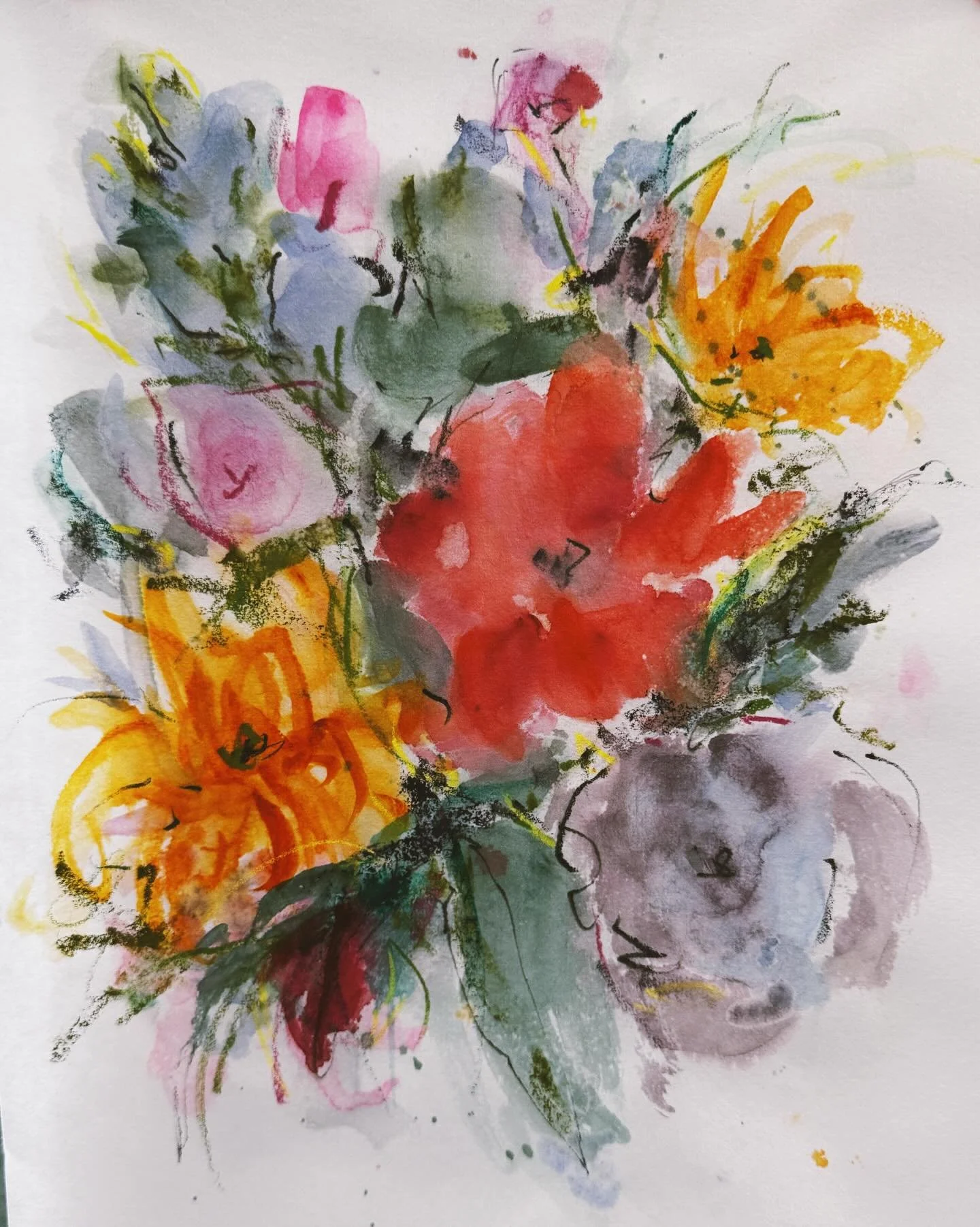 After and Before👀
#dailypainting #watercolor #mixedmedia