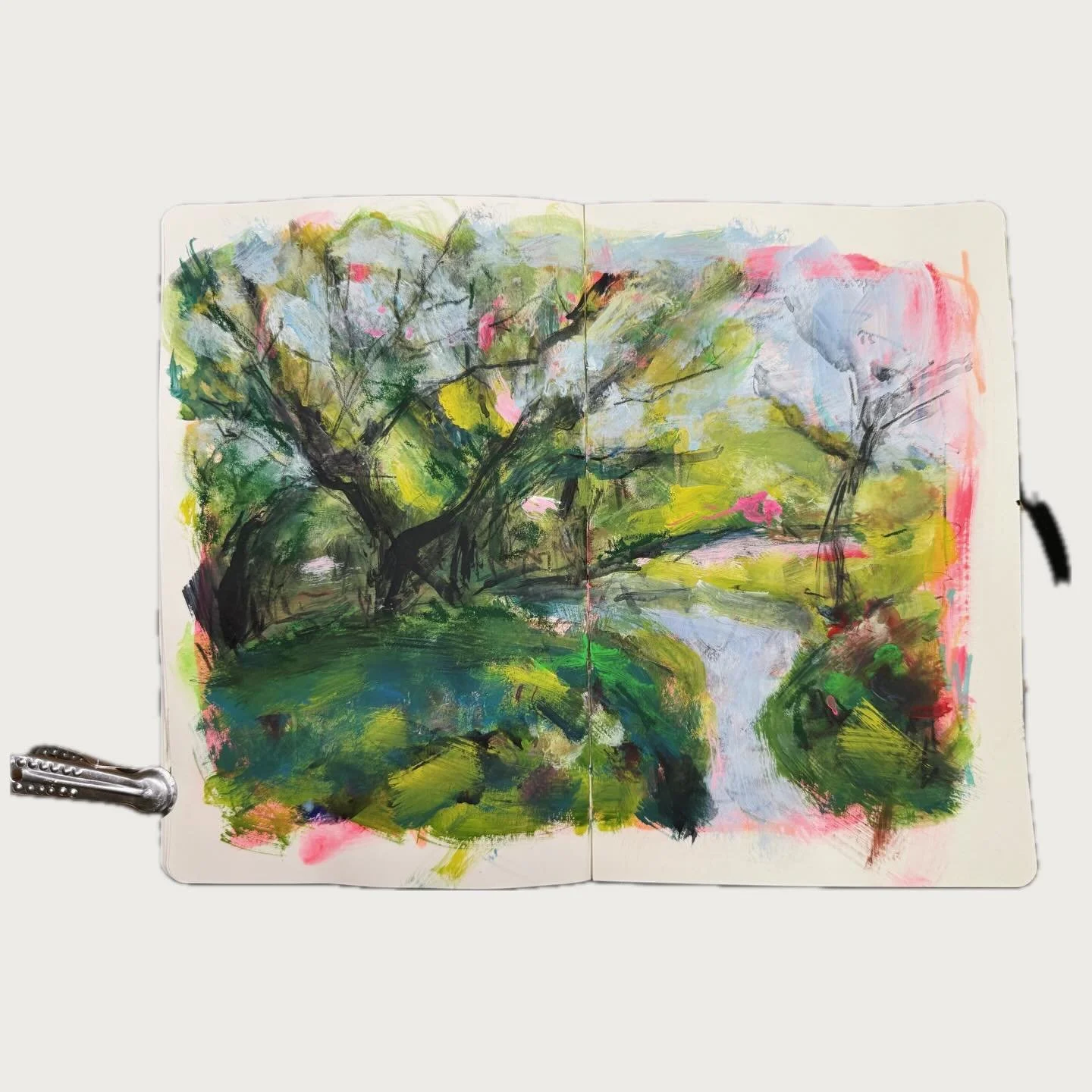 #dailypainting #sketchbook #mixedmedia #abstract