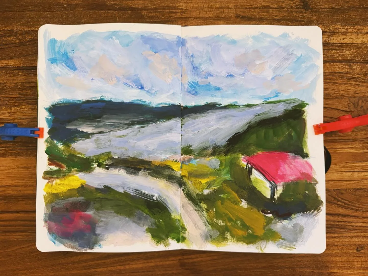 #dailypainting #sketchbook #mixedmedia