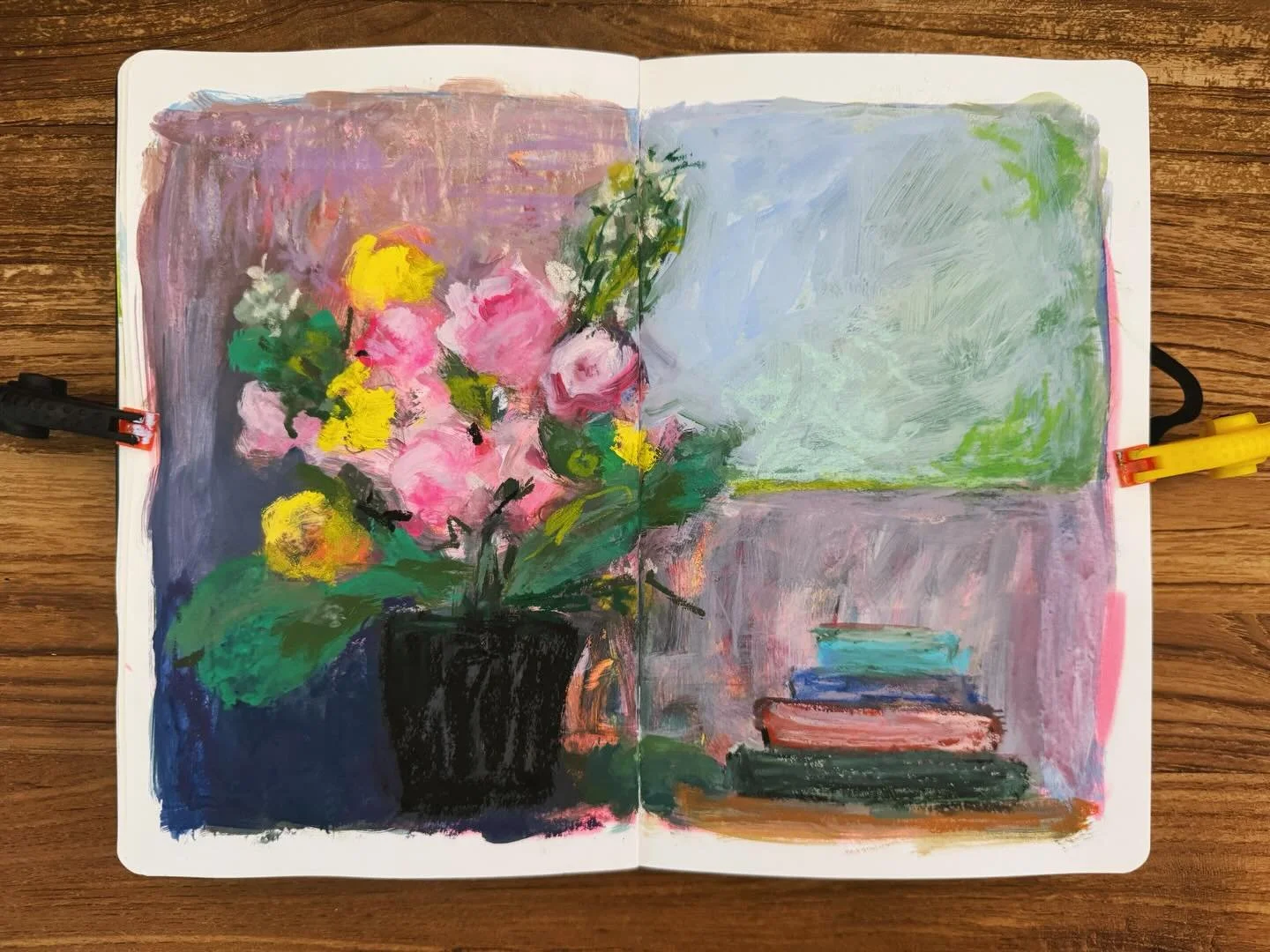 #dailypainting #sketchbook #mixedmedia