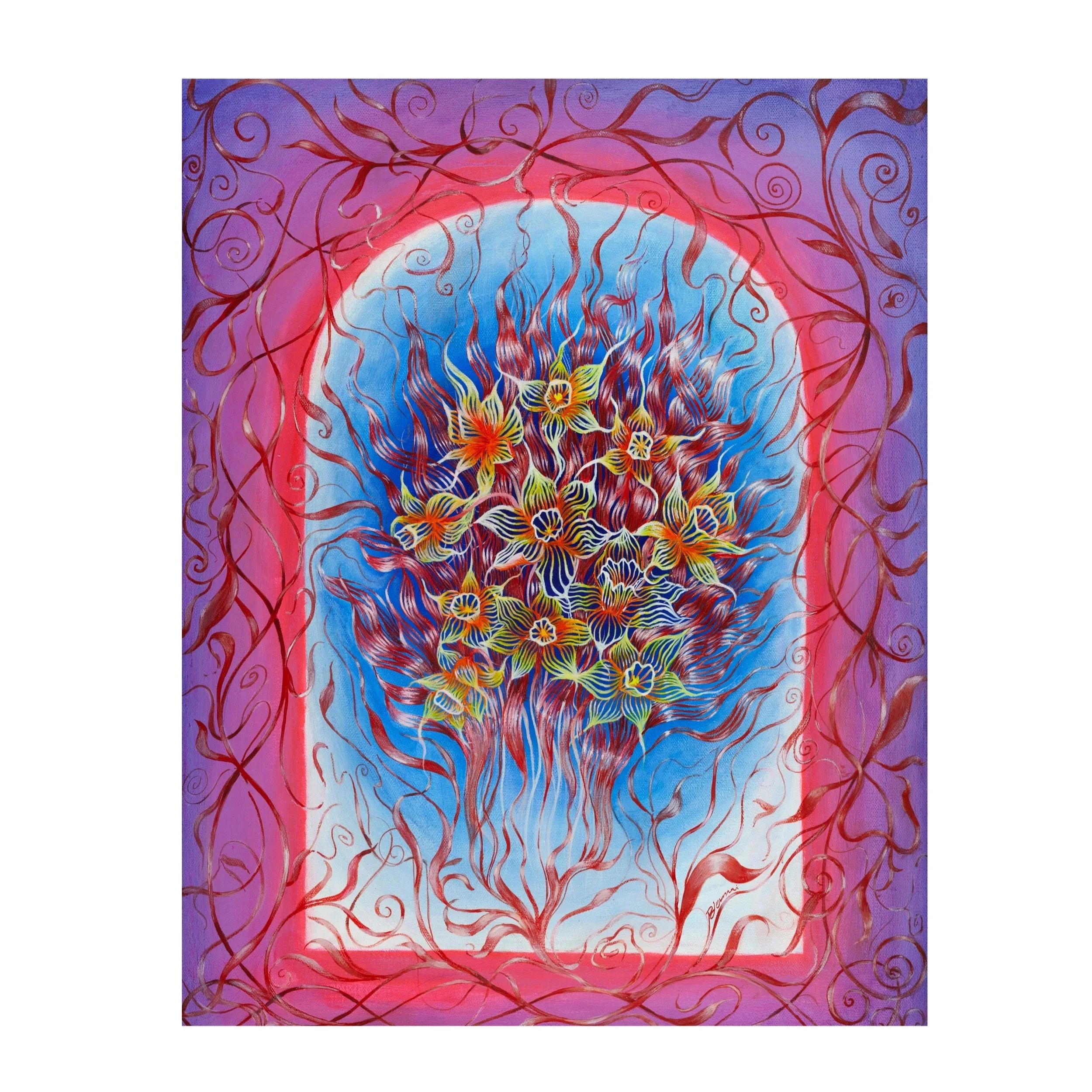 I found the sun in a flower