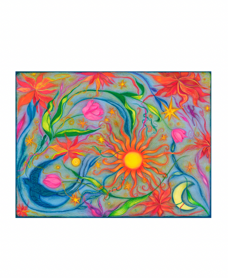 I went swimming in the sun and met a lizard