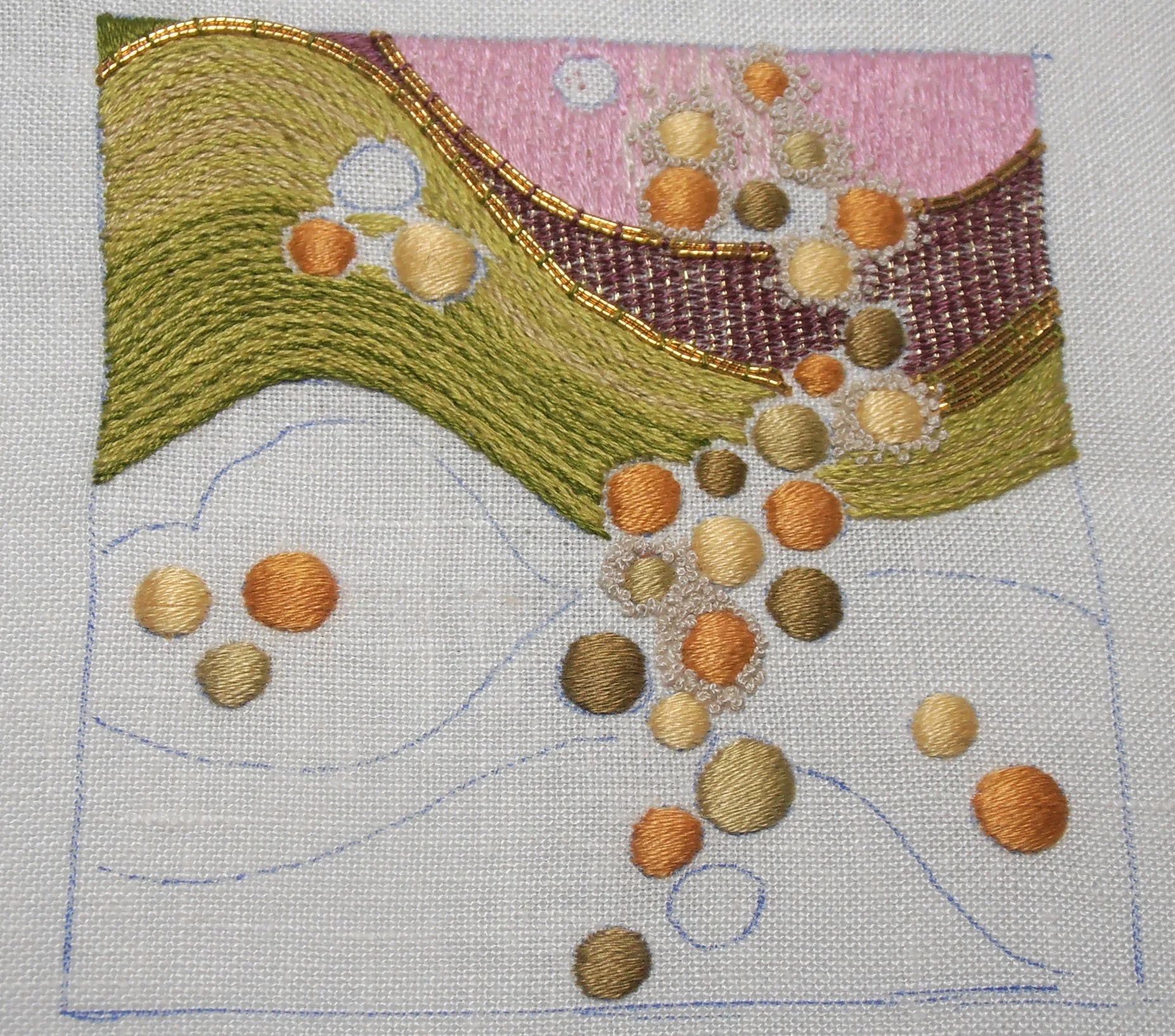 Doodle Stitching - WIP Before Dawn