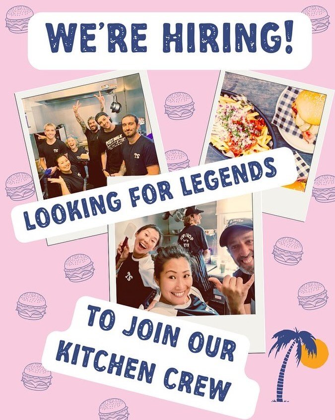 We are looking for experienced professionals to join our kitchen team! If you are interested please email shop@topshopbyronbay.com.au 🌴☀️