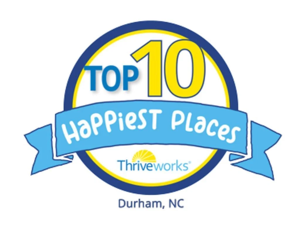 My Yoga has been selected as one of the Happiest Places of Durham by Thriveworks Counseling! Woohoo! Visit their website at Thriveworks.com.