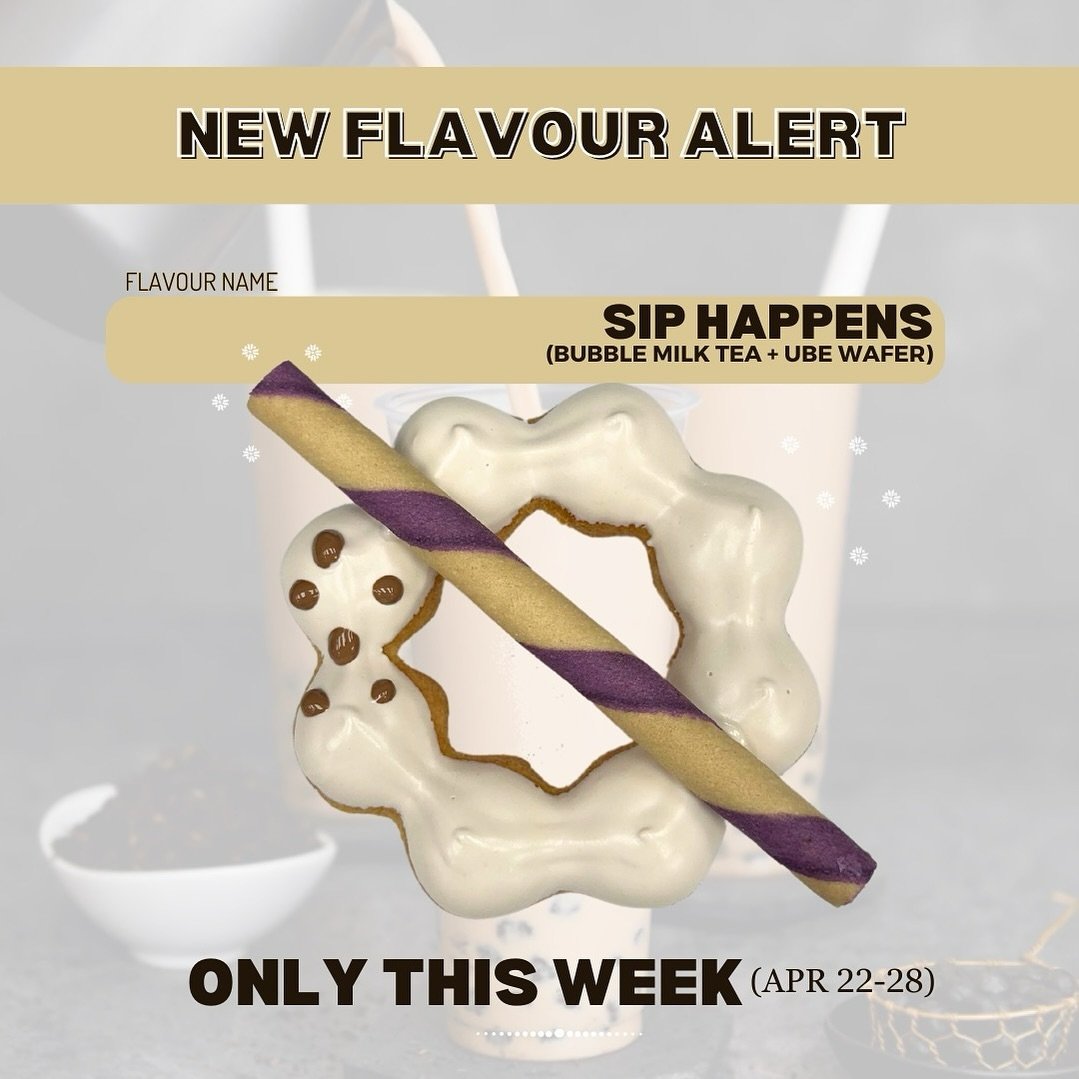 We&rsquo;ve been waiting quite some time for this one. Took a while to get everything right! But we&rsquo;re so excited to announce our newest flavour drop; Sip Happens, basically Bubble Milk Tea!!! 😌

Flavour Name: Sip Happens. (Bubble Milk Tea + U