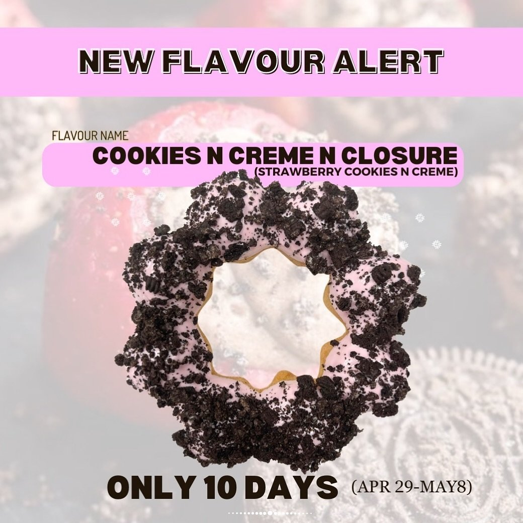 Flavour Drop! 

This new flavour has an immense amount of flavour fused within. Almost as much as the closure we always need that we never get&hellip; who needs closure when you&rsquo;ve got @marrymemochi 💁🏻&zwj;♀️

Flavour Name: Cookies n Creme n 