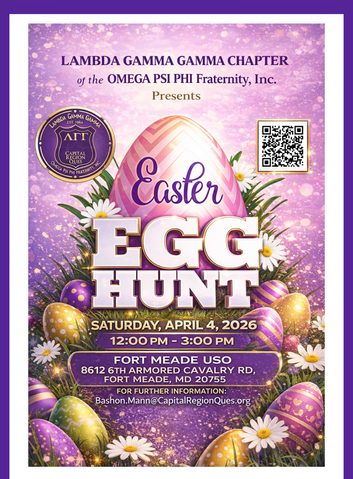 2026 Lambda Gamma Gamma Easter Egg Hunt 