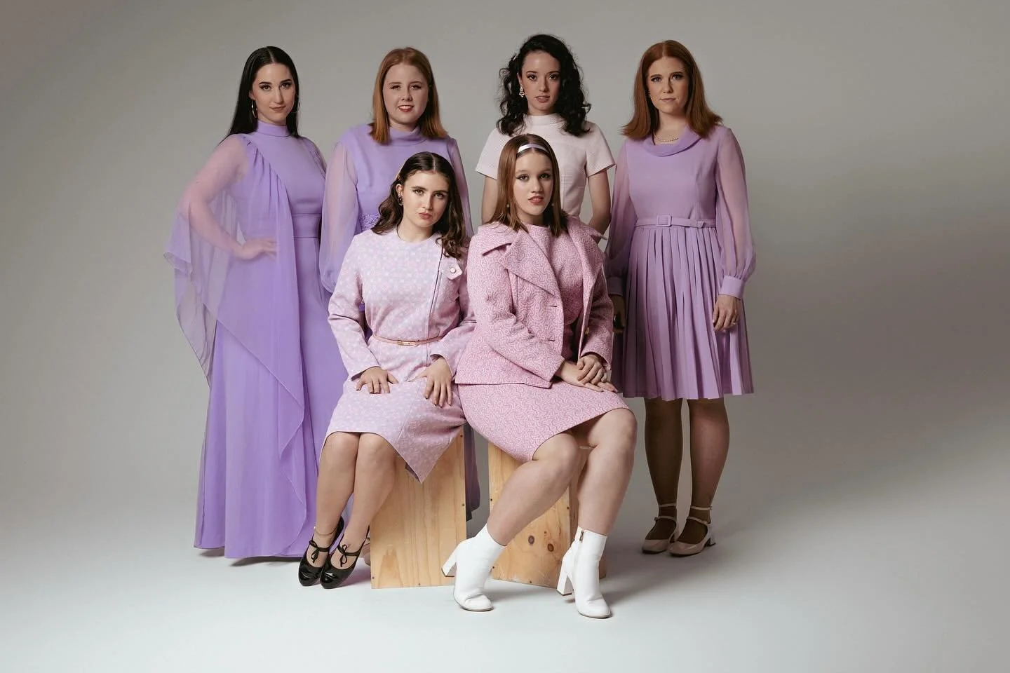 A pastel daydream 💜💗✨ Can we all agree that these 60&rsquo;s &amp; 70&rsquo;s silhouettes never go out of style? You can shop gorgeous vintage gems at LENNIEANDBOSTON.COM (Link in bio).

Collection one out now but some of these gems are coming soon