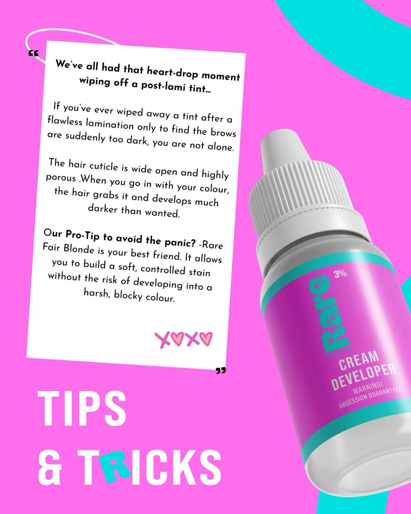 😱 Too dark brows after Brow Lamination and tint ?

We&rsquo;ve all had that heart-drop moment wiping off a post-lami tint...

If you&rsquo;ve ever wiped away a tint after a flawless lamination only to find the brows are suddenly too dark, you are no