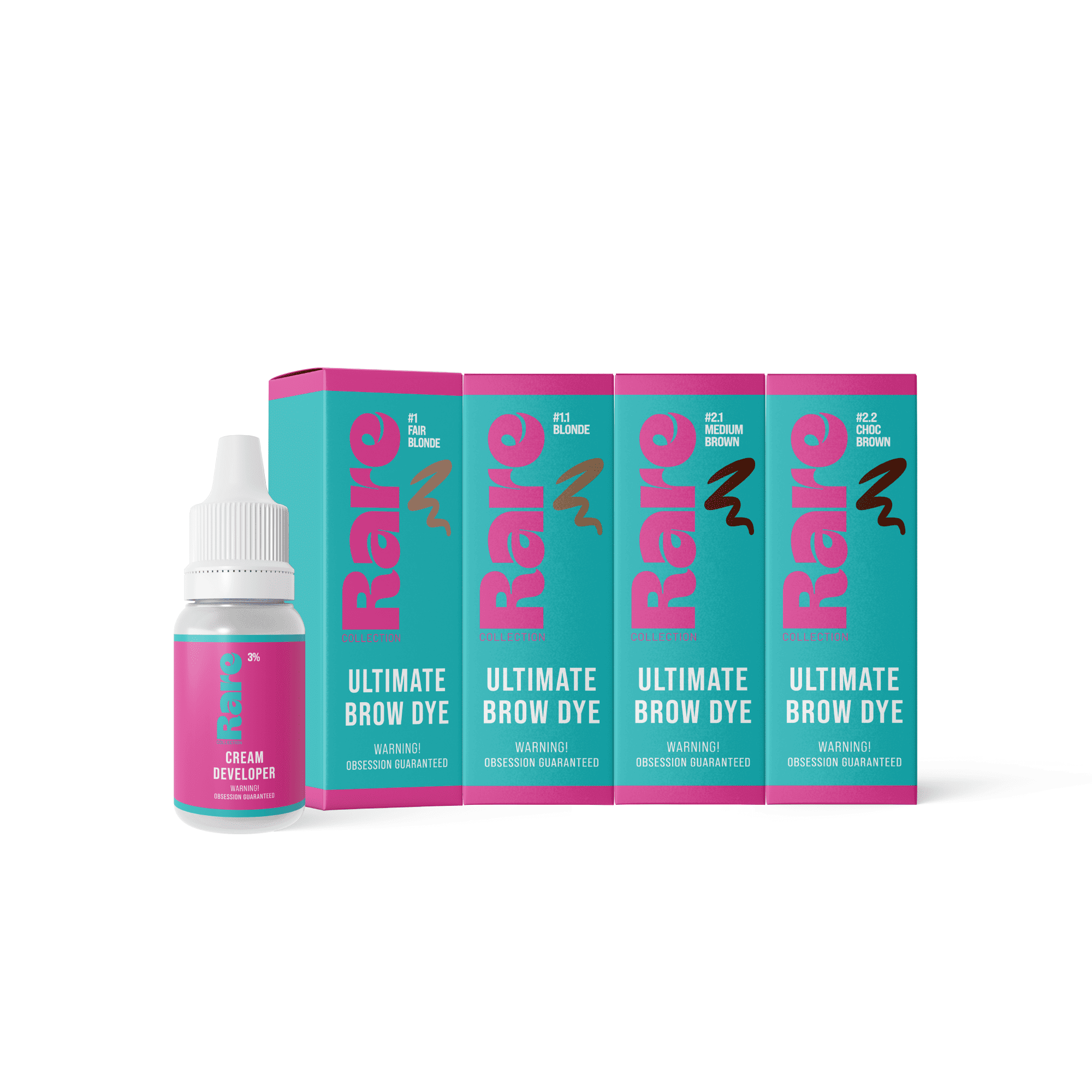 Rare Brow Dye Starter Kit | Professional Hybrid Brow Tint