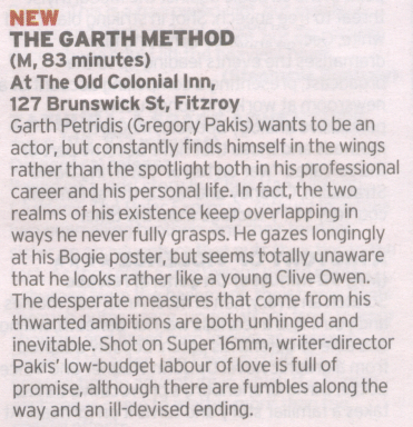THE GARTH METHOD PUBLICITY THE AGE 2006