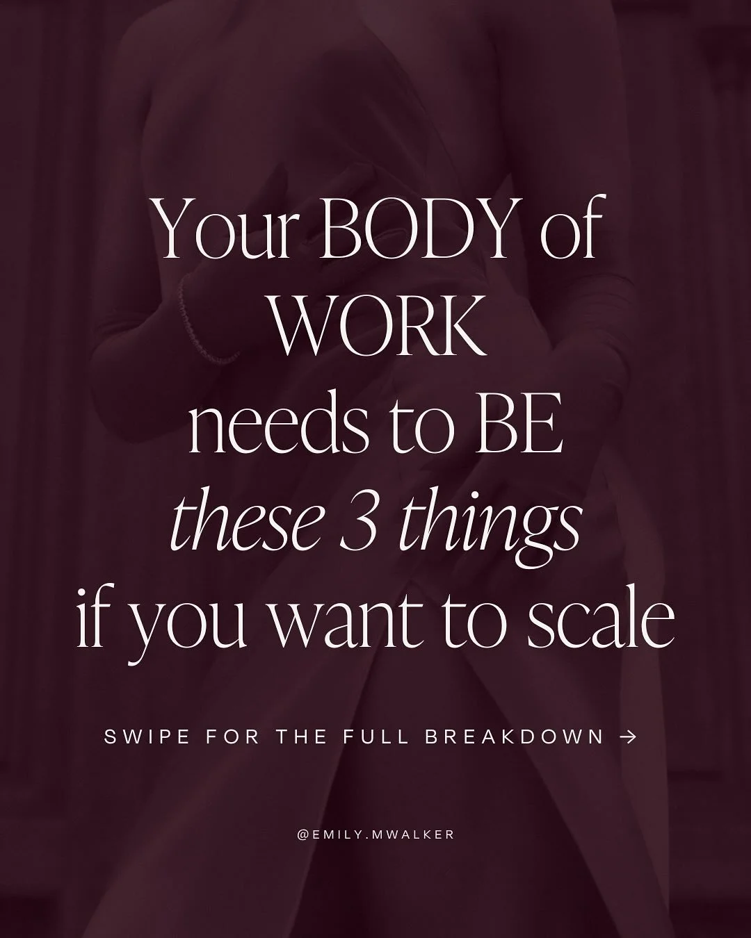 Some of you are out here trying to scale a body of work that is basically a glitter-covered Jenga tower&hellip; gorgeous, chaotic,  held together with ✨vibes ✨ and sheer personal charisma.

And then wondering why you feel like you&rsquo;re drowning i