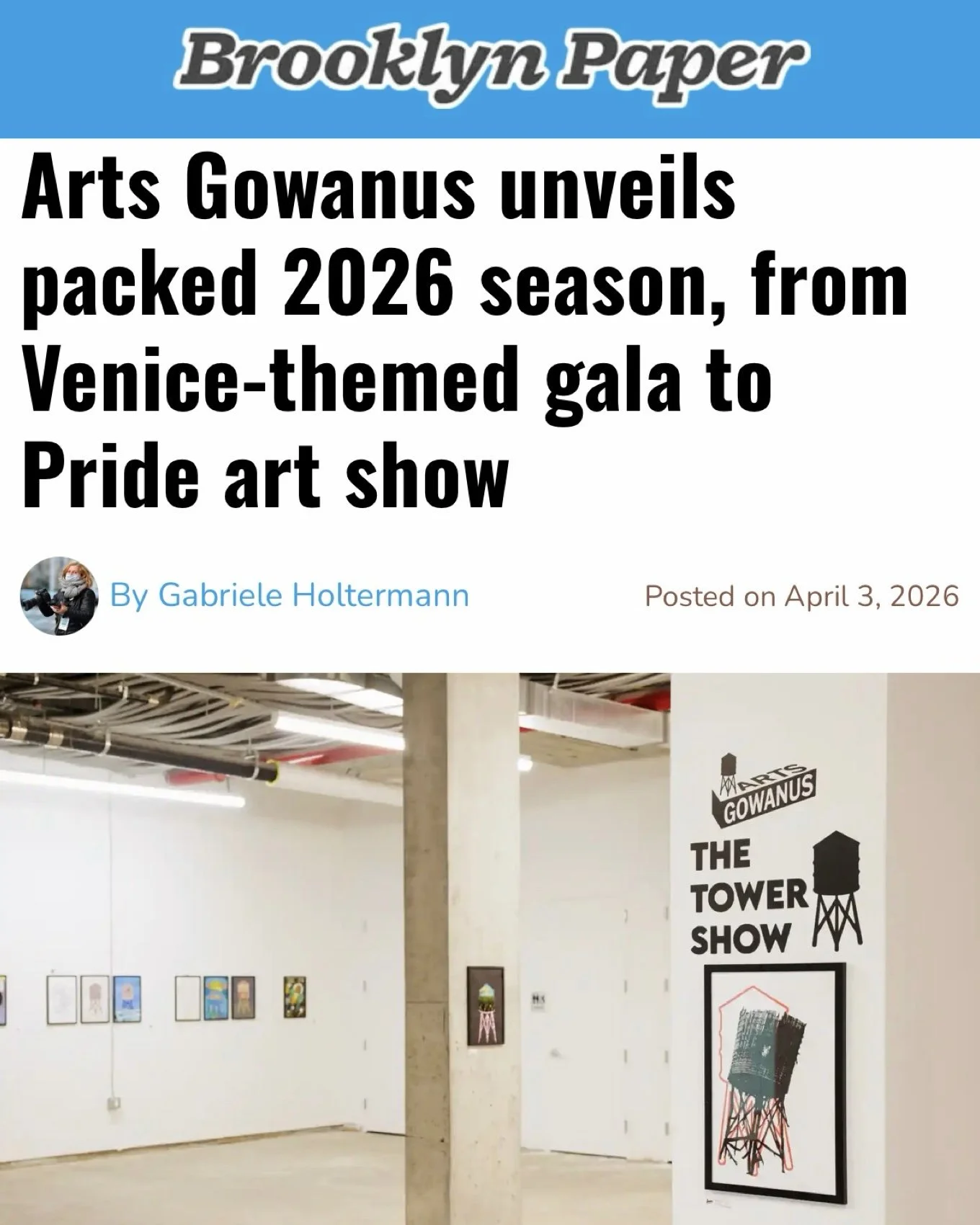 Arts Gowanus unveils packed 2026 season, from Venice-themed gala to Pride art show