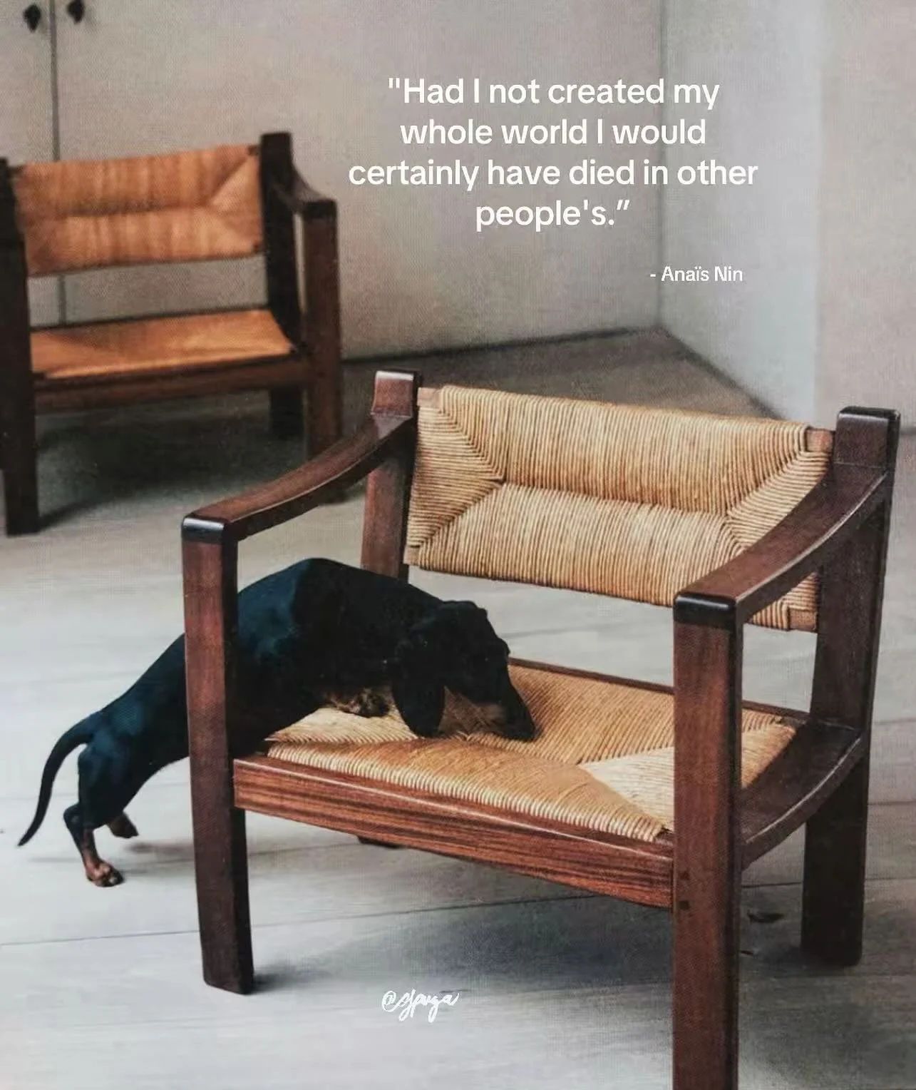 Don&rsquo;t die in other people&rsquo;s world 

-
Image source Pinterest, creator unknown 

-

#quote #authenticity #design #inspiration #interiordesign