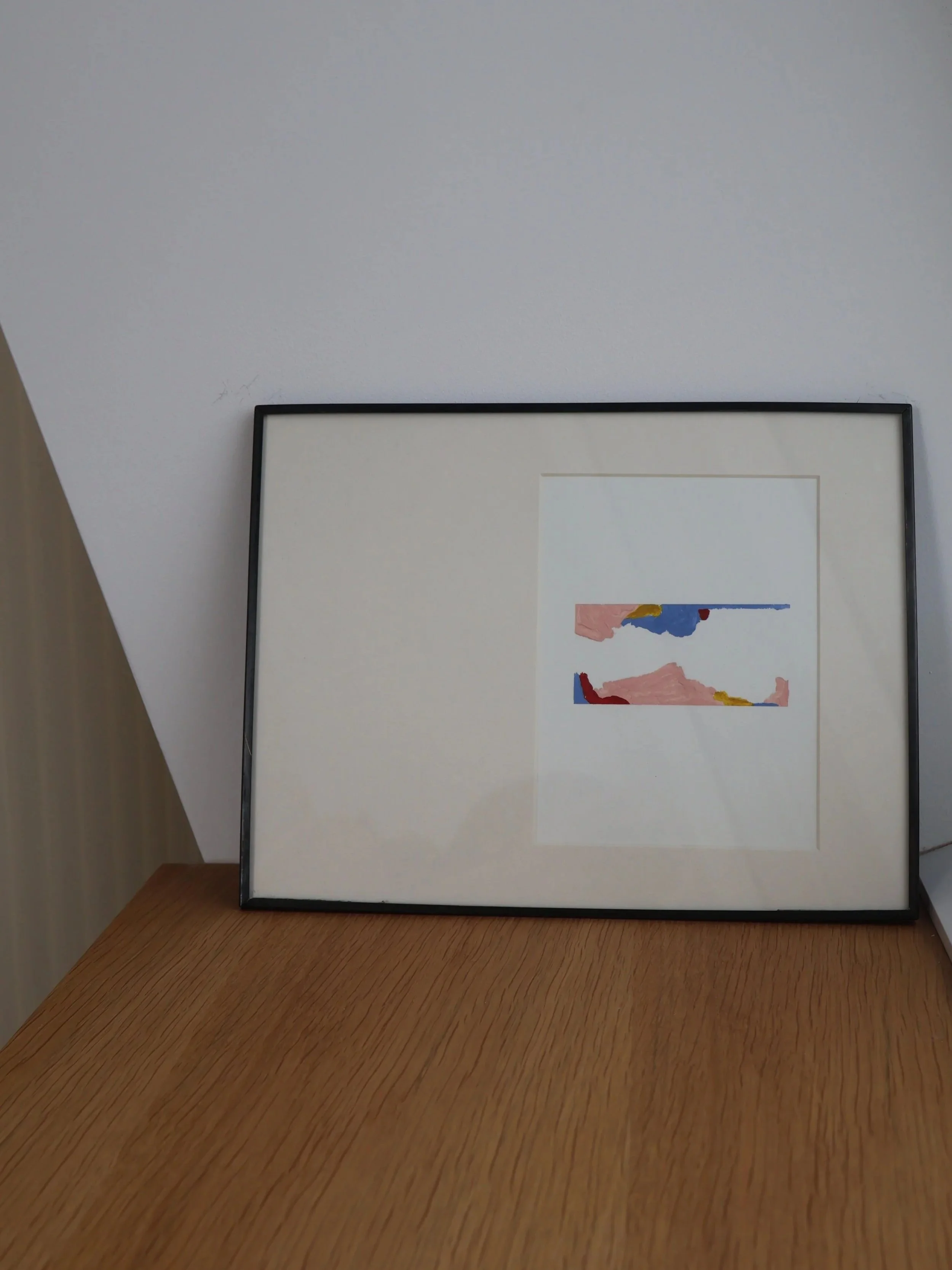 Ocre Rose + Violet Clair & Bleu Primaire + Ton Rouge de Cadmium Foncé + Ocre & Amarillo Primaire