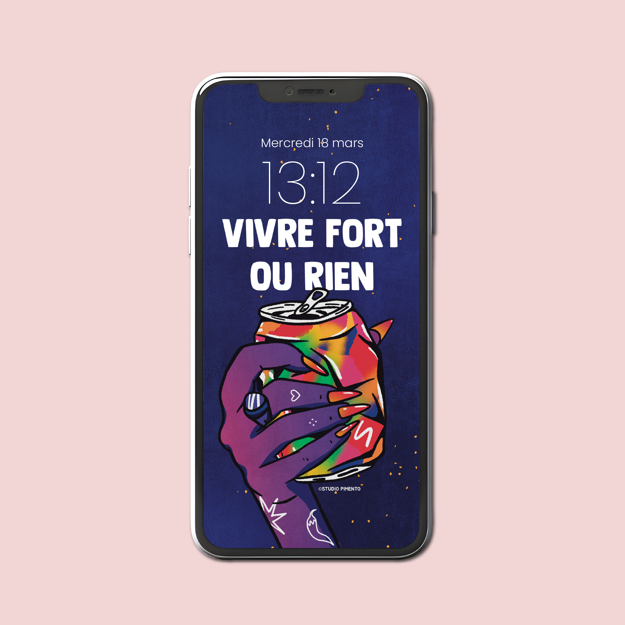 Fond d'écran - Vivre fort ou rien