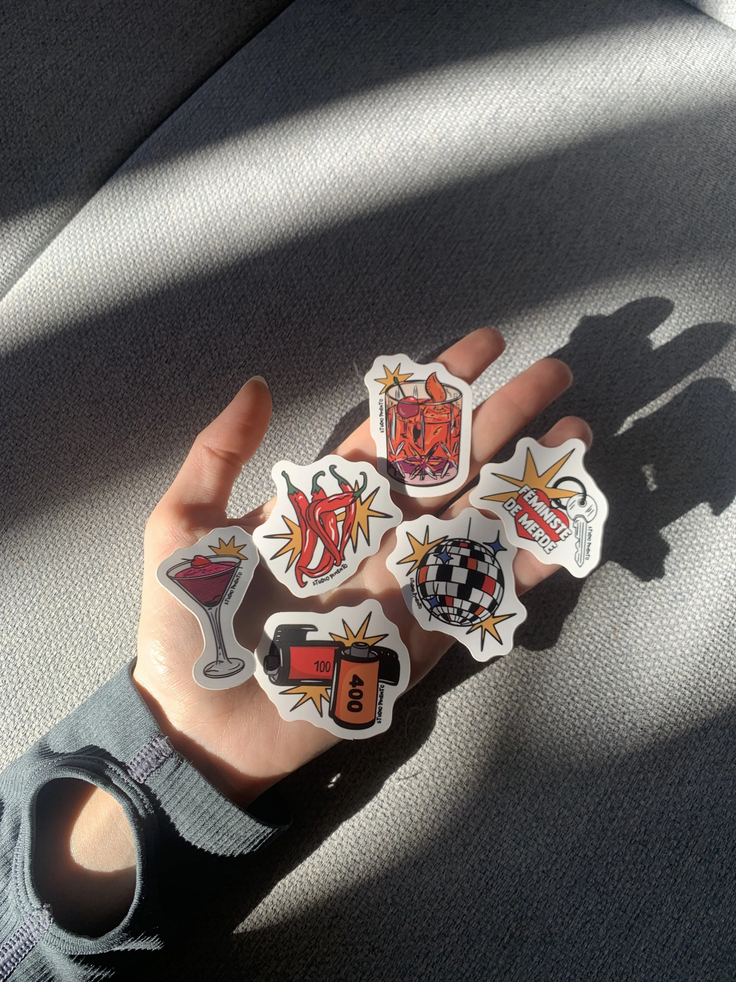 Pack complet - 6 stickers