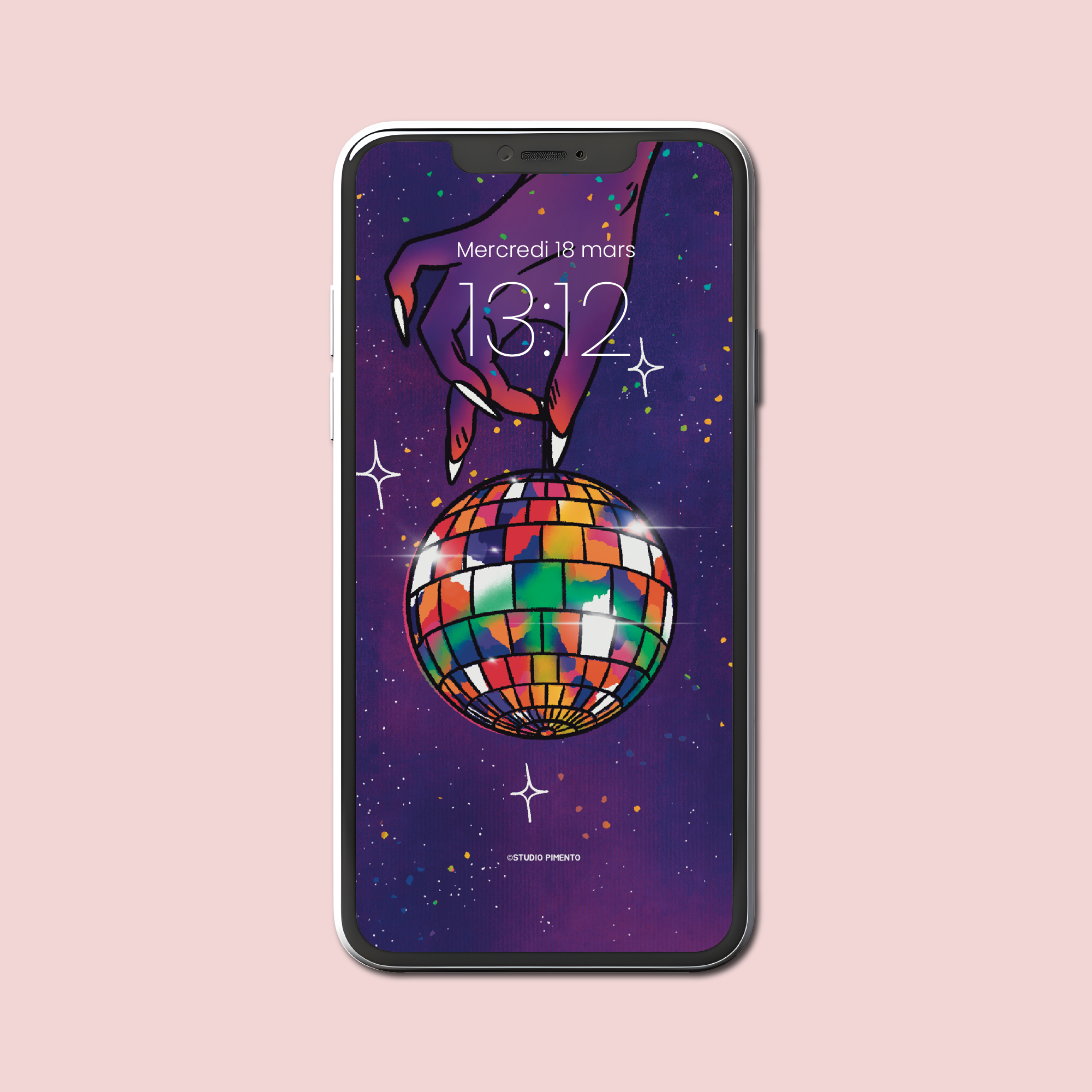 Fond d'écran - Boule à facette