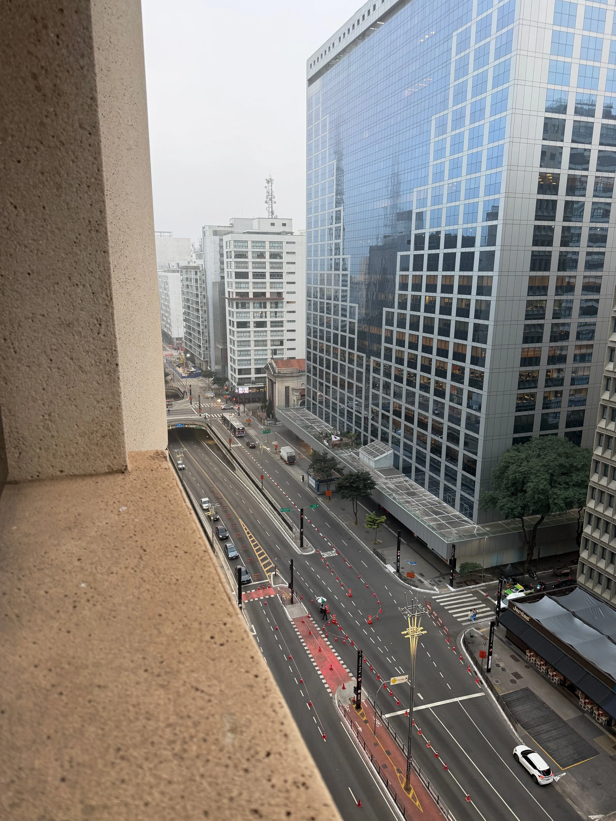 view from our hotel