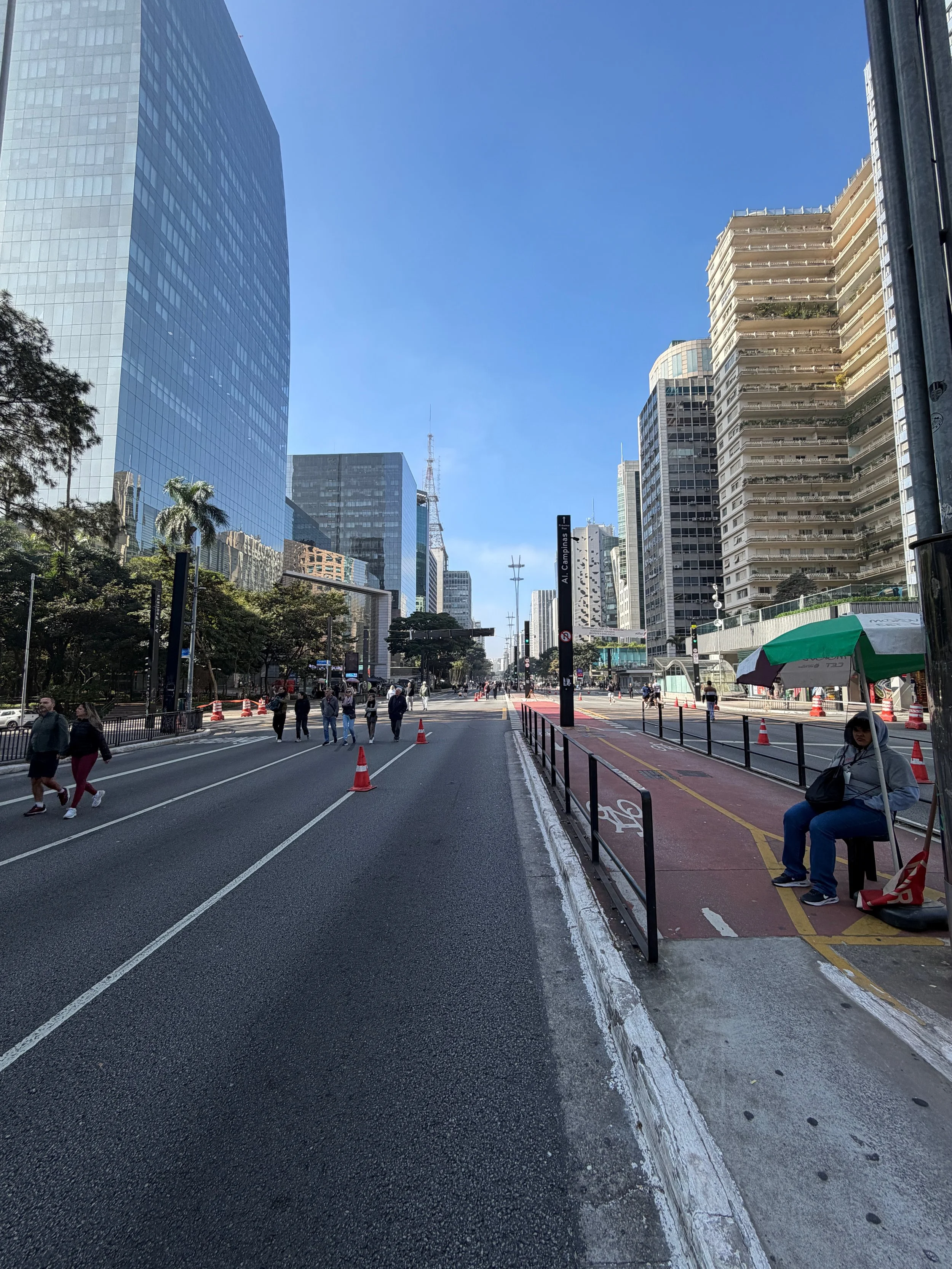 Avenida Paulista - on a holiday