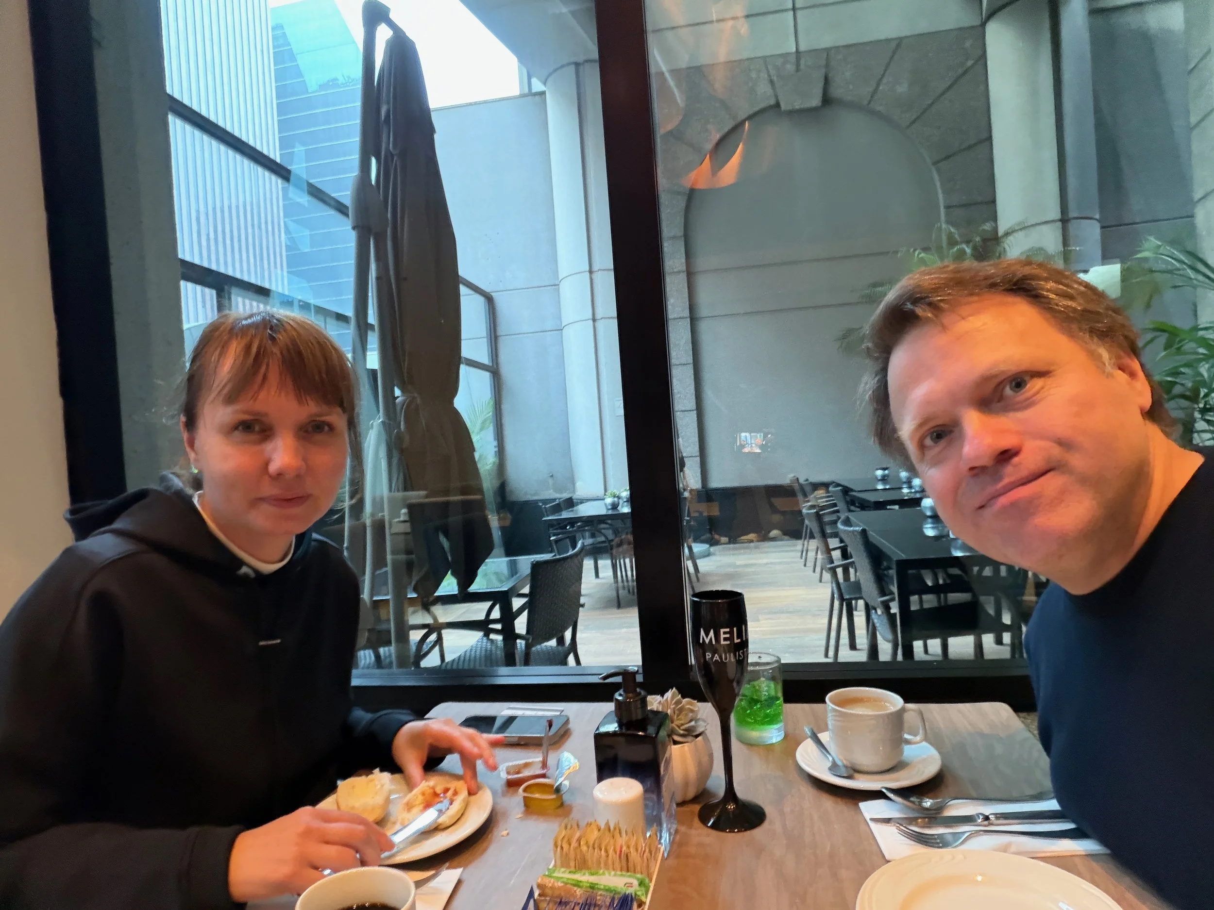 first lunch...ähm, breakfast in São Paulo