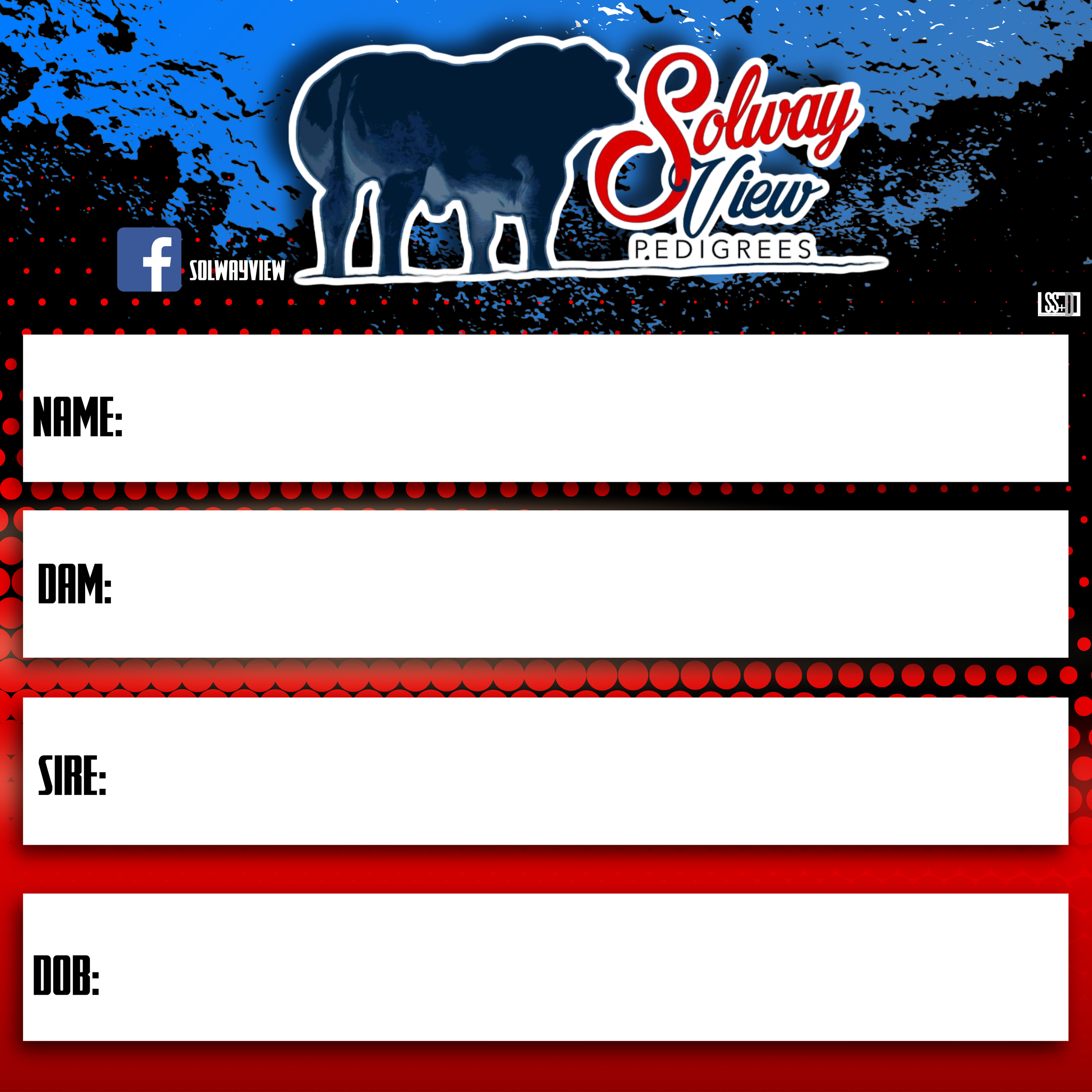 SOLWAY VIEW PEDIGREES-18x18 DRY ERASE PEDIGREE SIGN DESIGN by Stock Signs and Designs.png