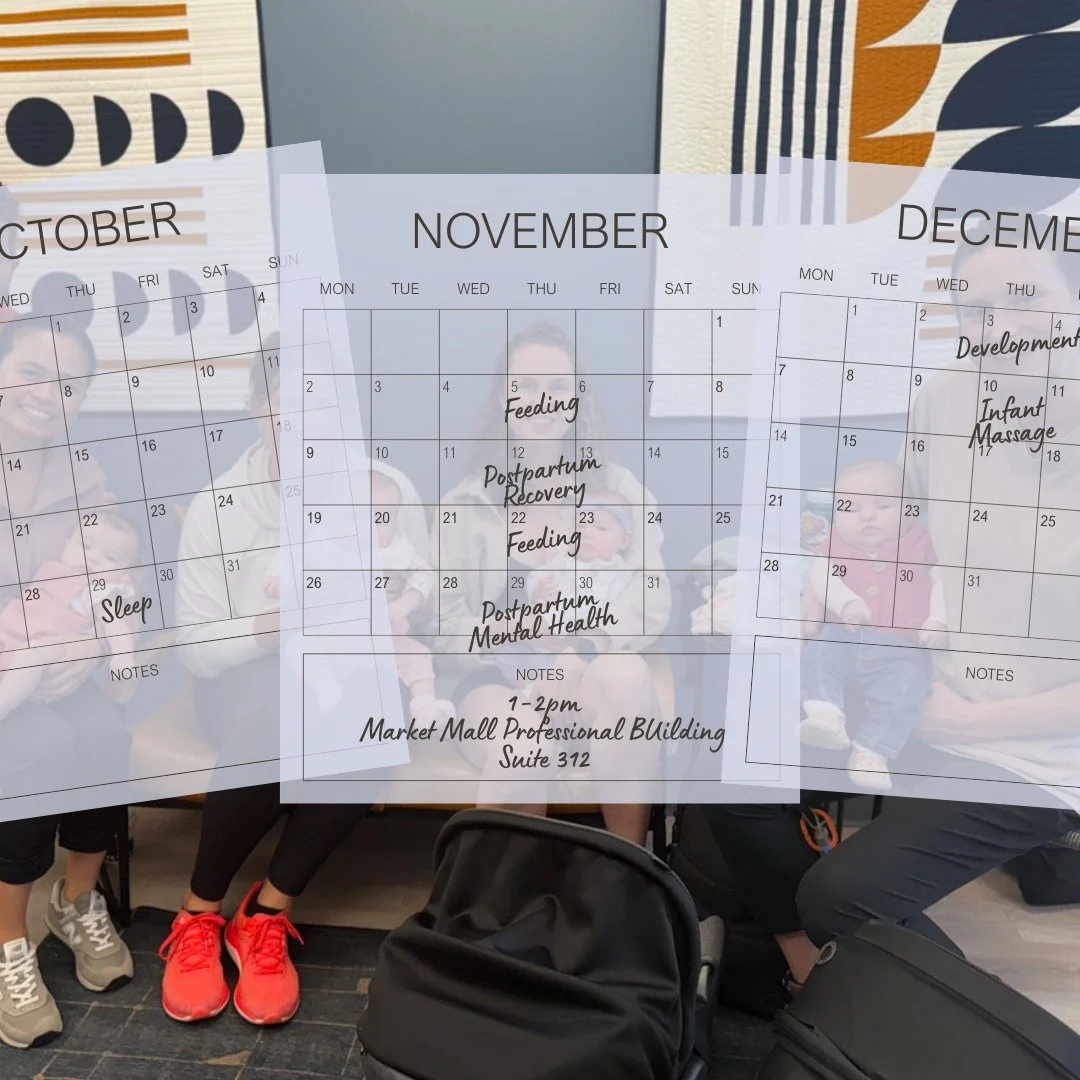📣 Our next Postpartum Group starts October 29th! 📣

For families with babies born or due in August through October. 

Weekly one-hour sessions with one of our experts covering topics such as:

👶 Infant Feeding
🌛 Infant (and Parent) Sleep
🙂 Postp