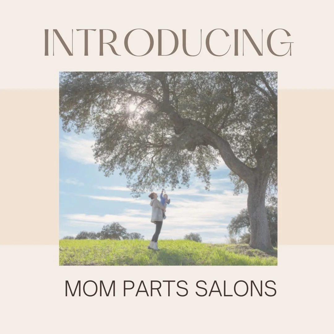 💟 Connect with your Mom Parts and other moms who get it. 💟

Join our therapist, Caitie Jane, for a free online Mom Parts Salon. These gatherings are inspired by Internal Family Systems, and are designed to help you explore your inner world with com