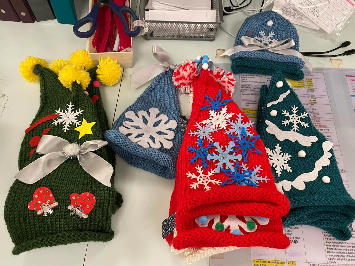 Newborn caps, but make it Christmas.

It&rsquo;s festive at the hospital today, and little things like this make me smile.

Happy holidays, however you celebrate, from the Ensemble team!