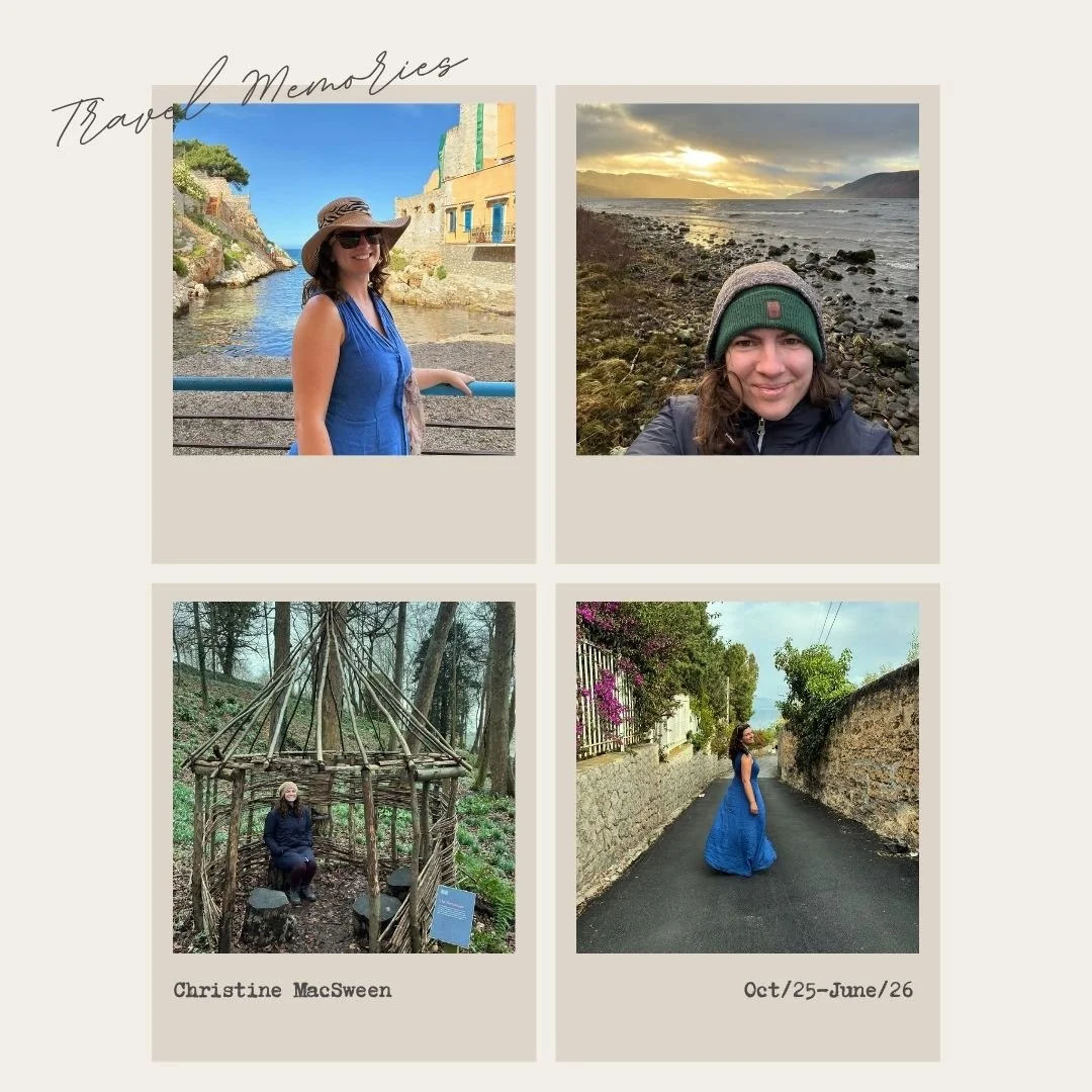 😁 Christine is coming home soon! 😁

We have really missed Christine this past year. She'll be returning from her adventures in Europe and beyond, and will be back in clinic beginning July 6th. Her online booking schedule is already open, so you can