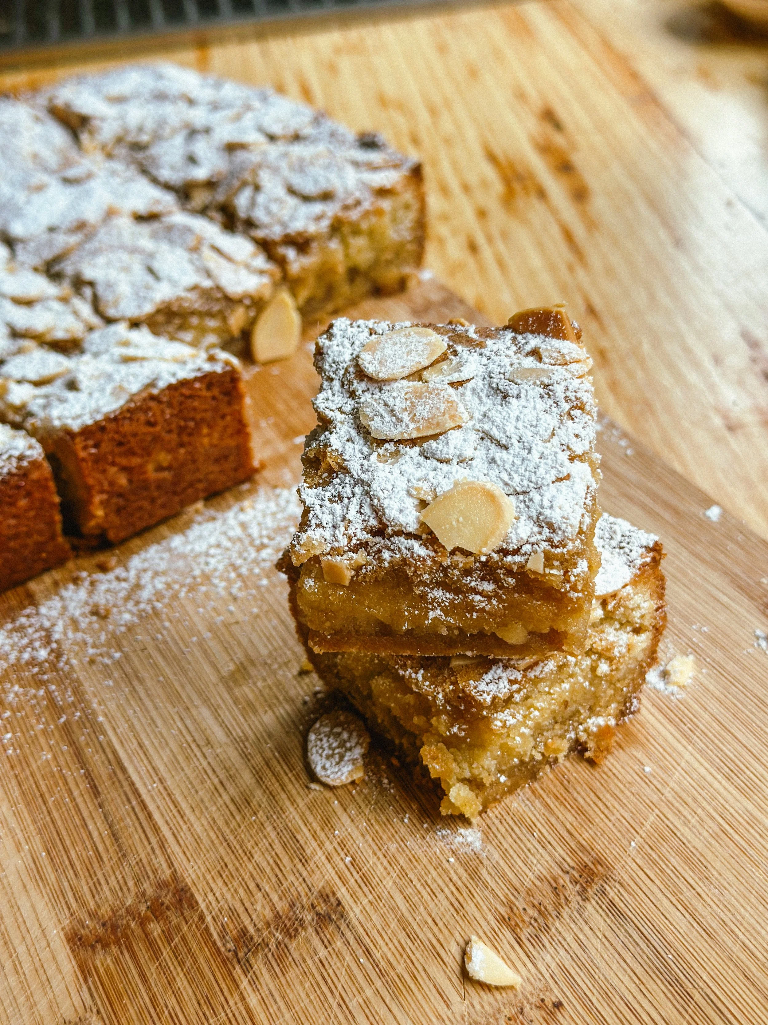 Almond Croissant Blondies