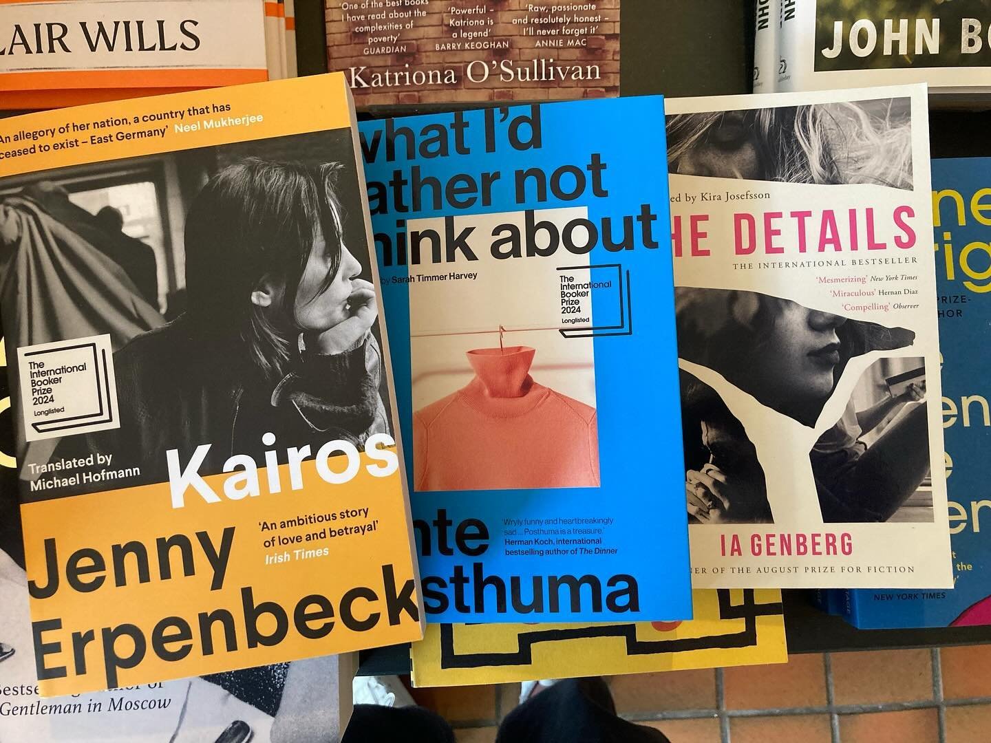 Three titles from the @thebookerprizes shortlist which features work from six countries , translated from six languages . Congratulations and best of luck to all authors . 

#bookerprize
