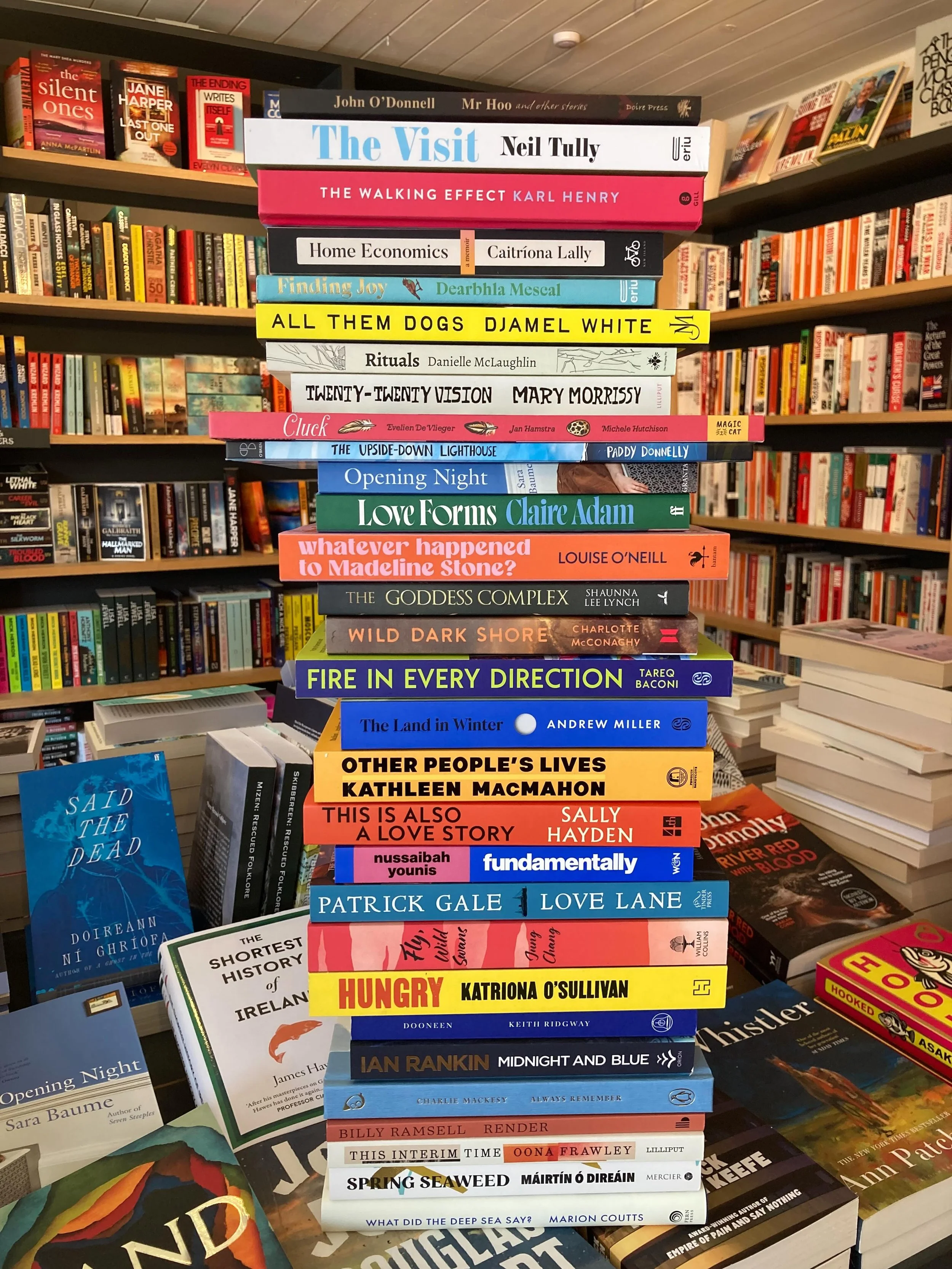 Our @westcorkliteraryfestival pile.
What a lineup!

#westcorkliteraryfestival #indepedentbookshop