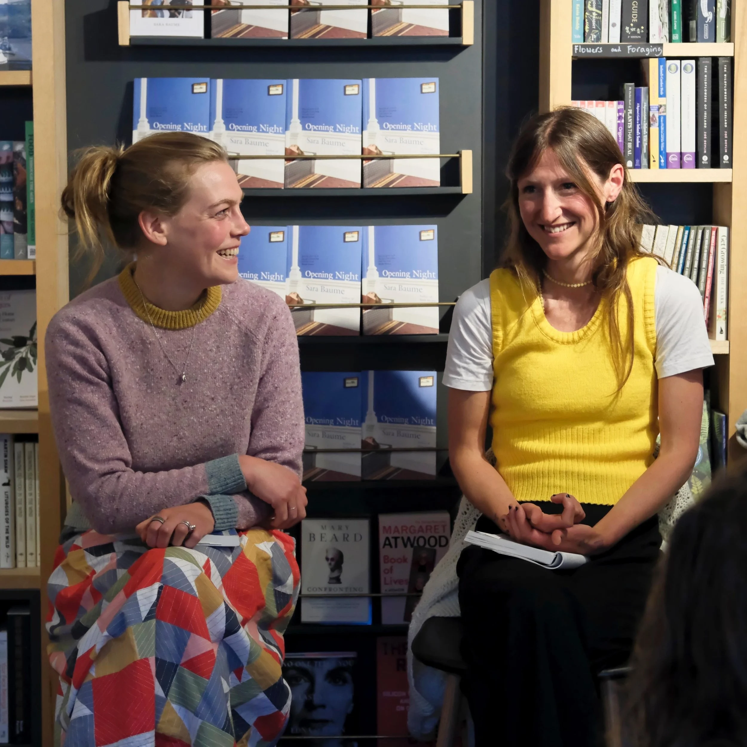 Huge thanks to Sara @saraofthebaumes &amp; Mollie @mollie.douthit for such an engaging and insightful conversation about their friendship and the journey that led them to Opening Night.

And thank you to everyone who came along and joined us, it was 