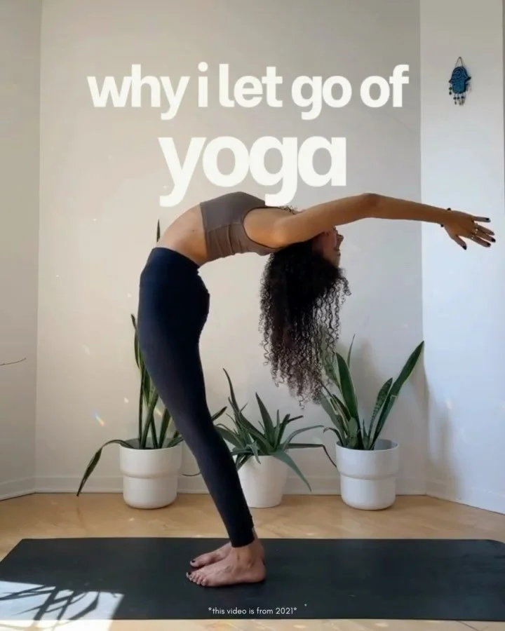 i practiced yoga regularly for years - &amp; even taught it at one point. this is why i chose to stop 🧘🏽&zwj;♀️