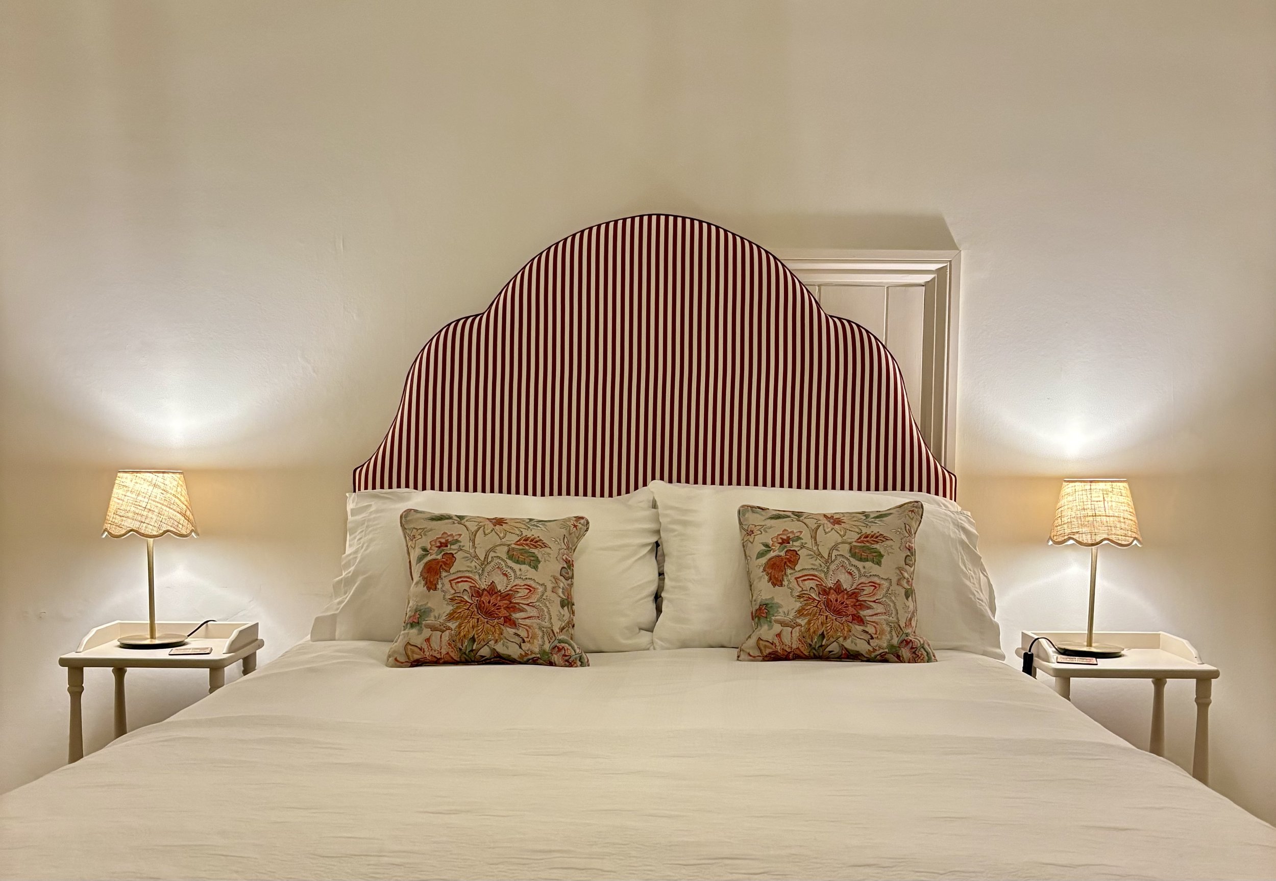 Stripy Fabric in a Samson Style Headboard