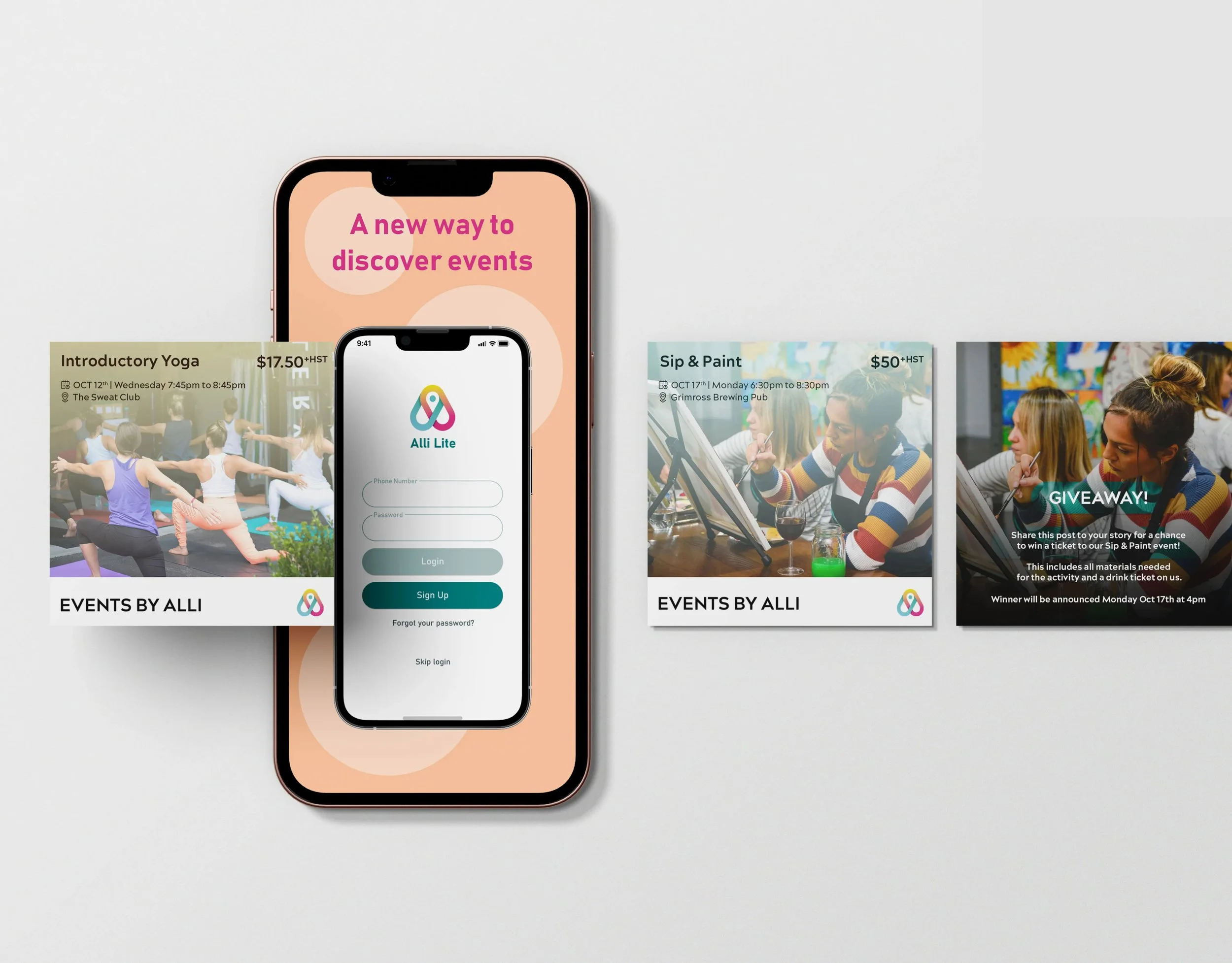 Alli App – Social Media Campaign