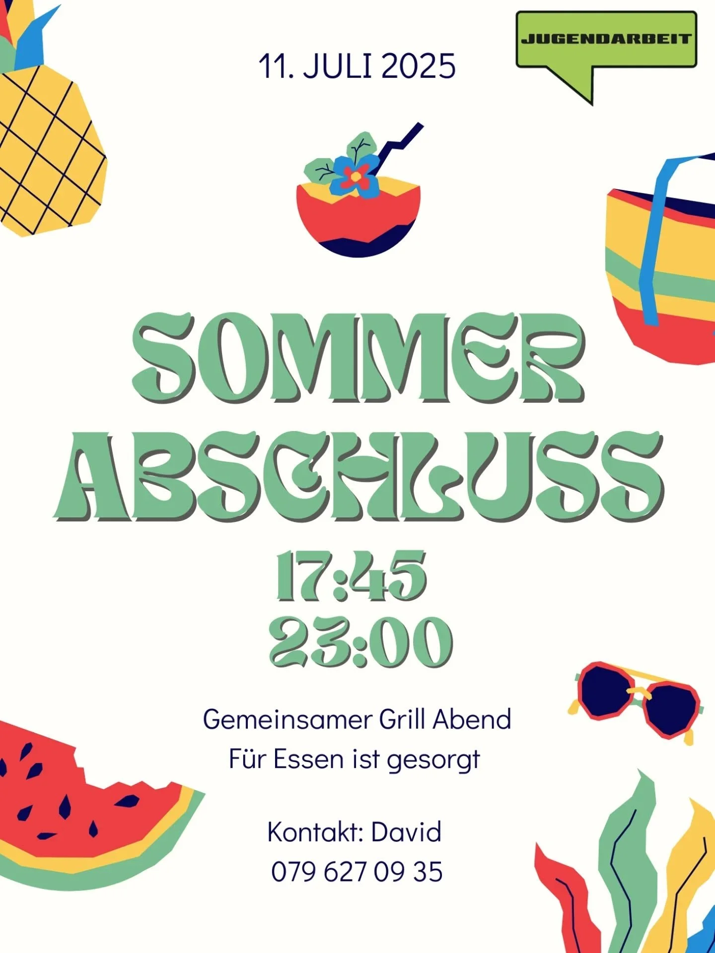 Am Fritig wird euse Summer Abschluss sii mir &auml;ssed gmeinsam znacht.