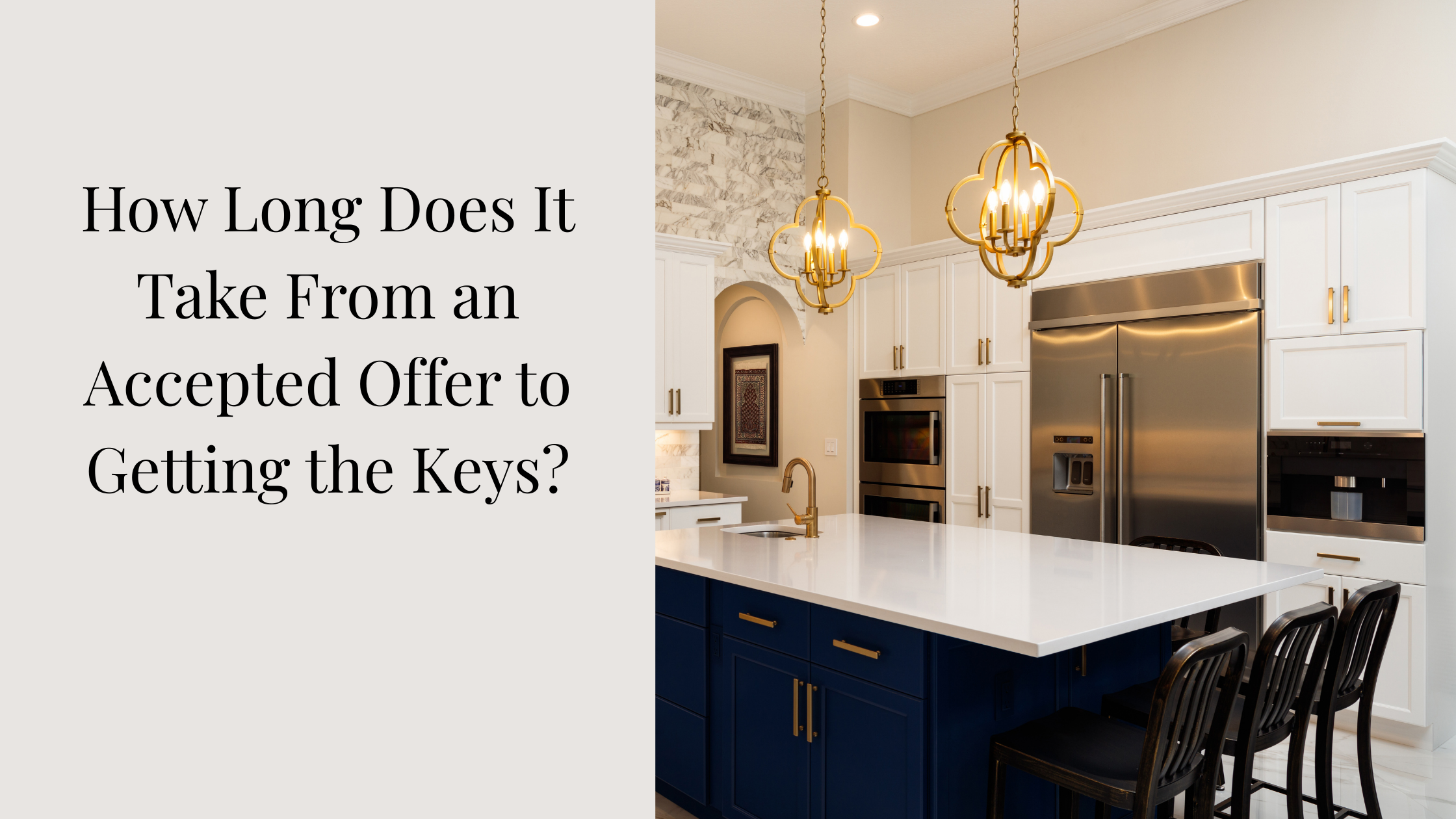 How Long Does It Take From an Accepted Offer to Getting the Keys?