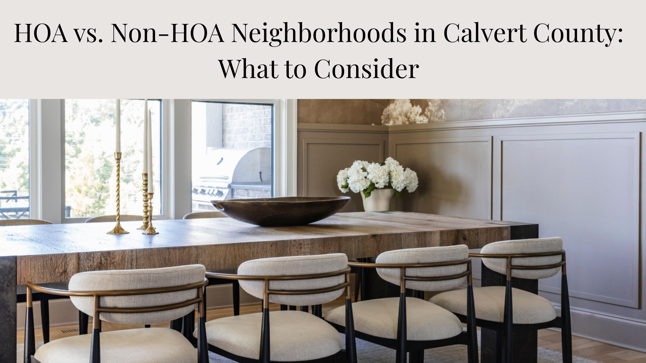 HOA vs. Non‑HOA Neighborhoods in Calvert County: What to Consider