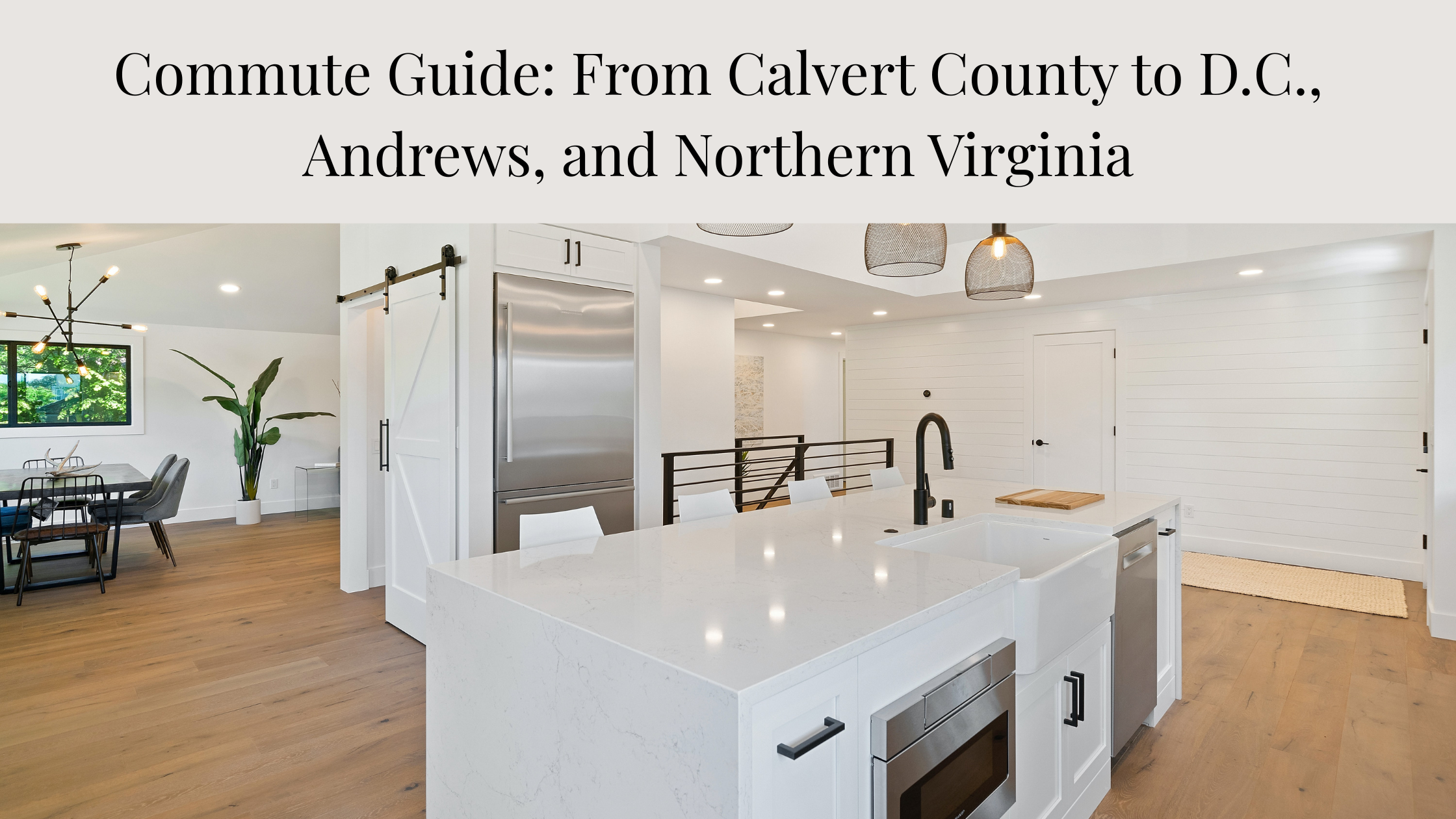 Commute Guide: From Calvert County to D.C., Andrews, and Northern Virginia