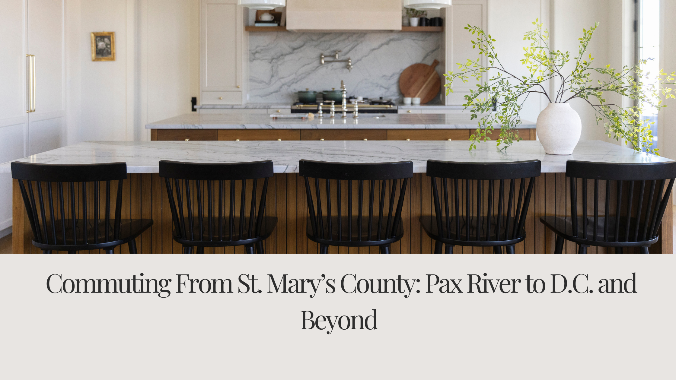 Commuting From St. Mary’s County: Pax River to D.C. and Beyond