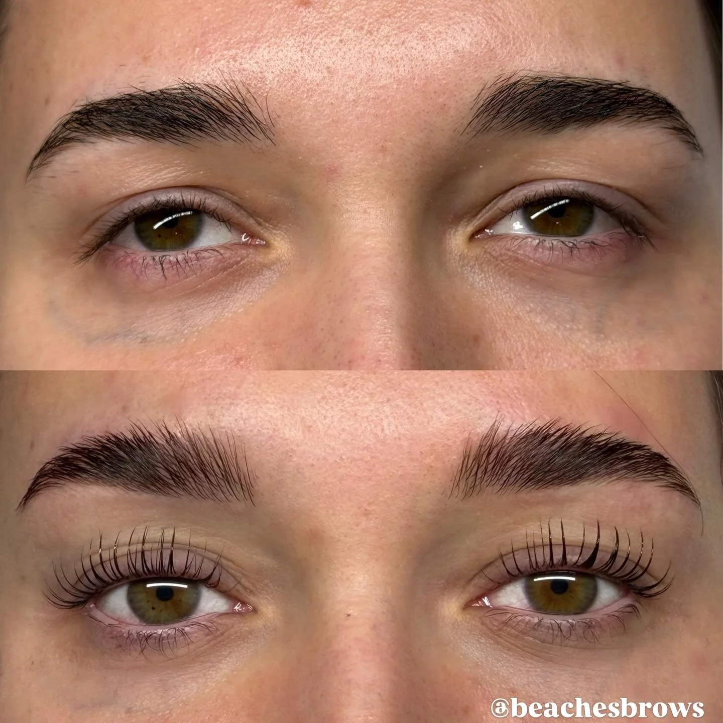The results are the results! 
Korean lash lift &amp; tint with a fluffy brow lamination! Lifts on lifts will LIFT! Slightly lifting the brow &amp; tails, using the lashes to lift the corners of the eye.
Results don&rsquo;t lie, are you ready to see w